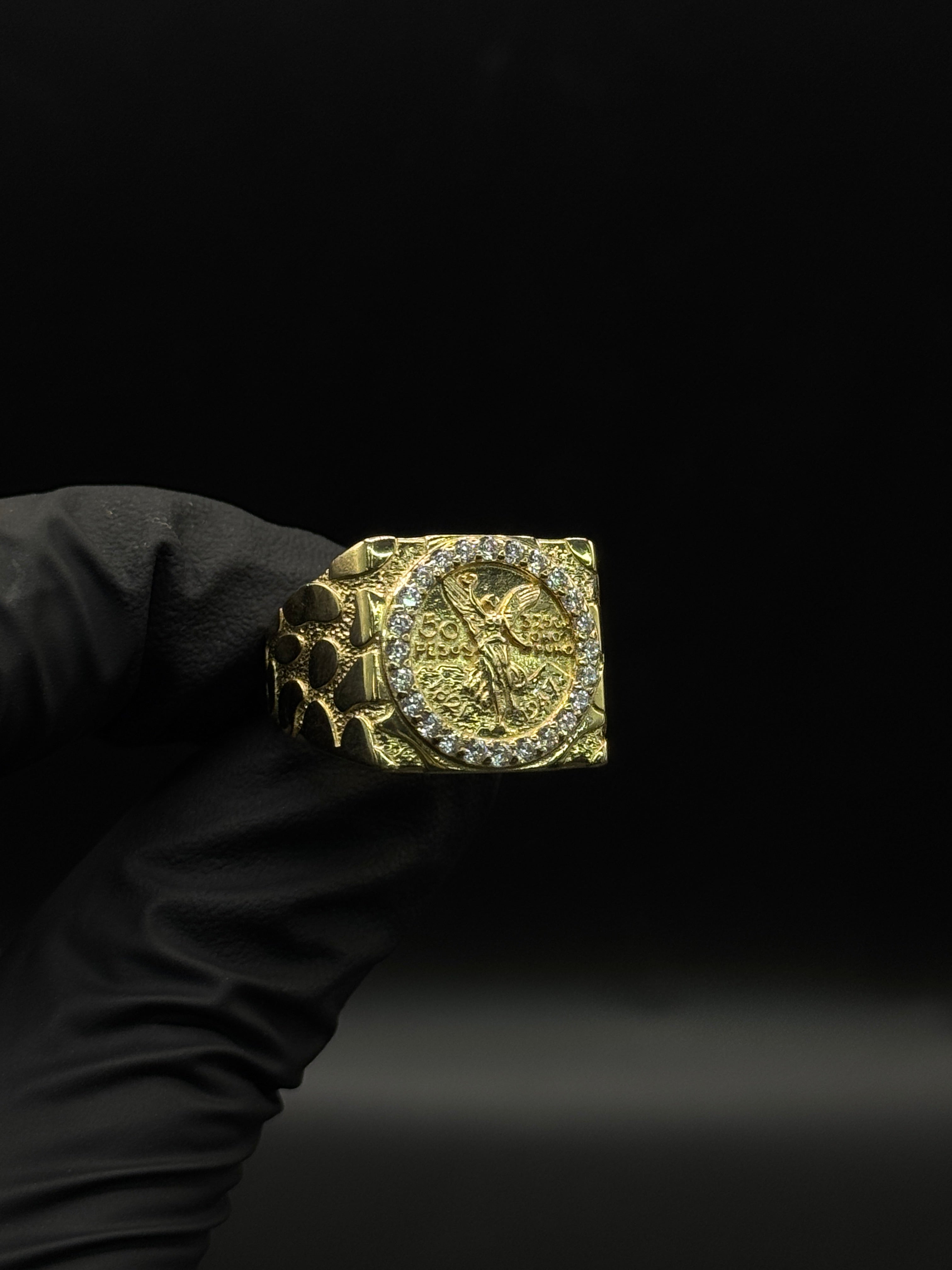 Mens Nugget Centenario Ring image 0