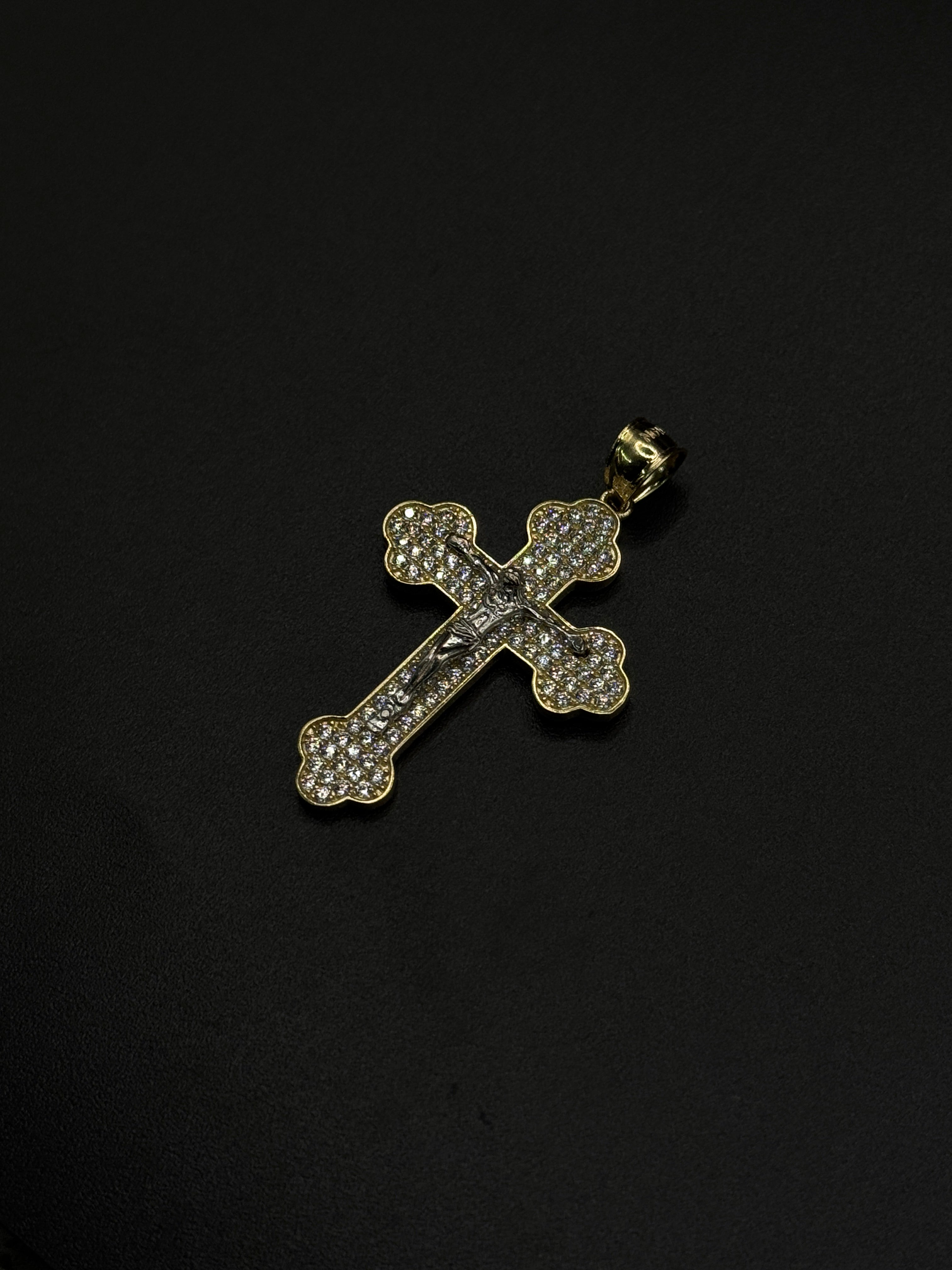 Mens Cross Pendant (CZ) image 0
