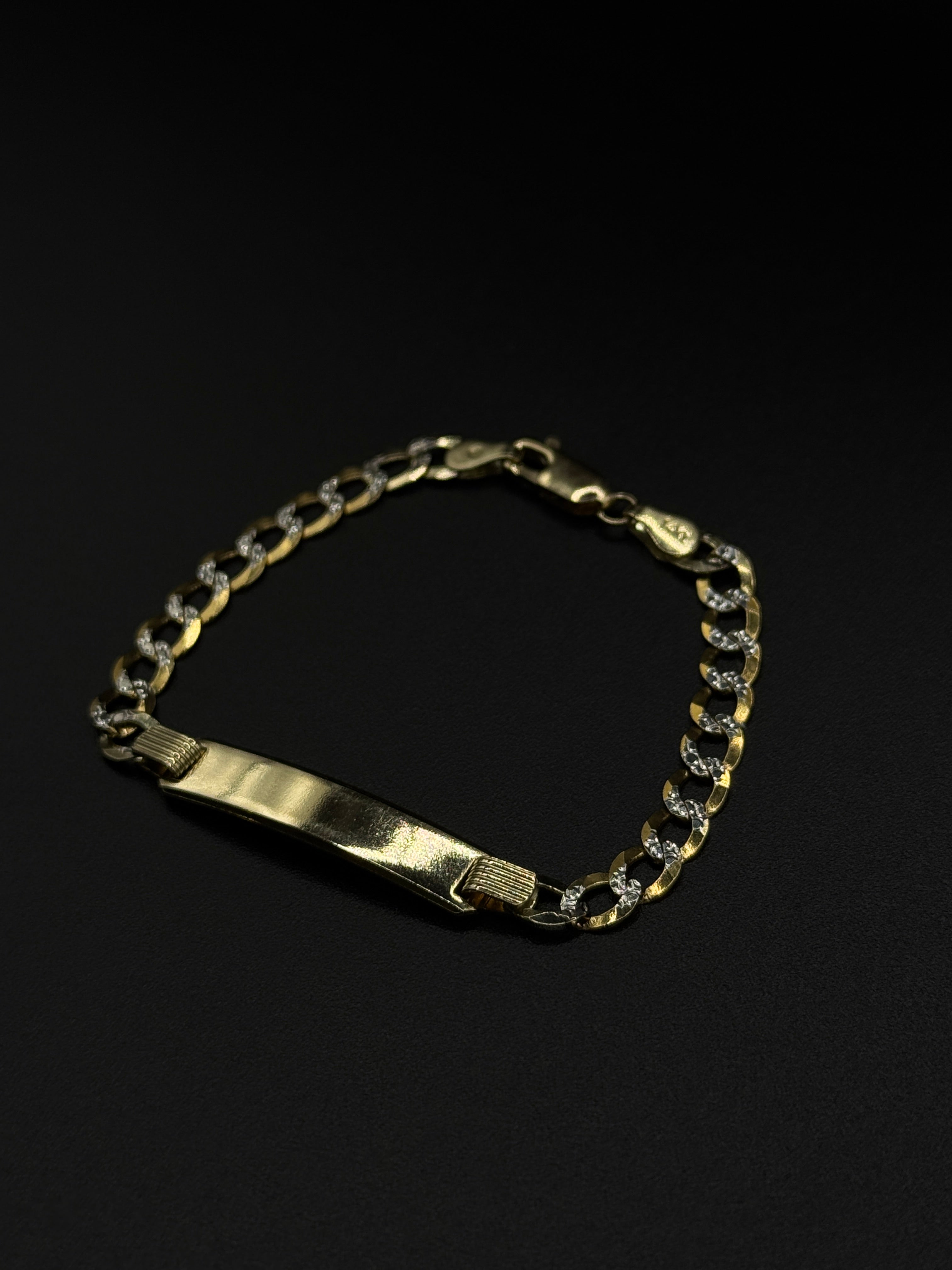 Diamond Cut Cuban Baby Bracelet image 0