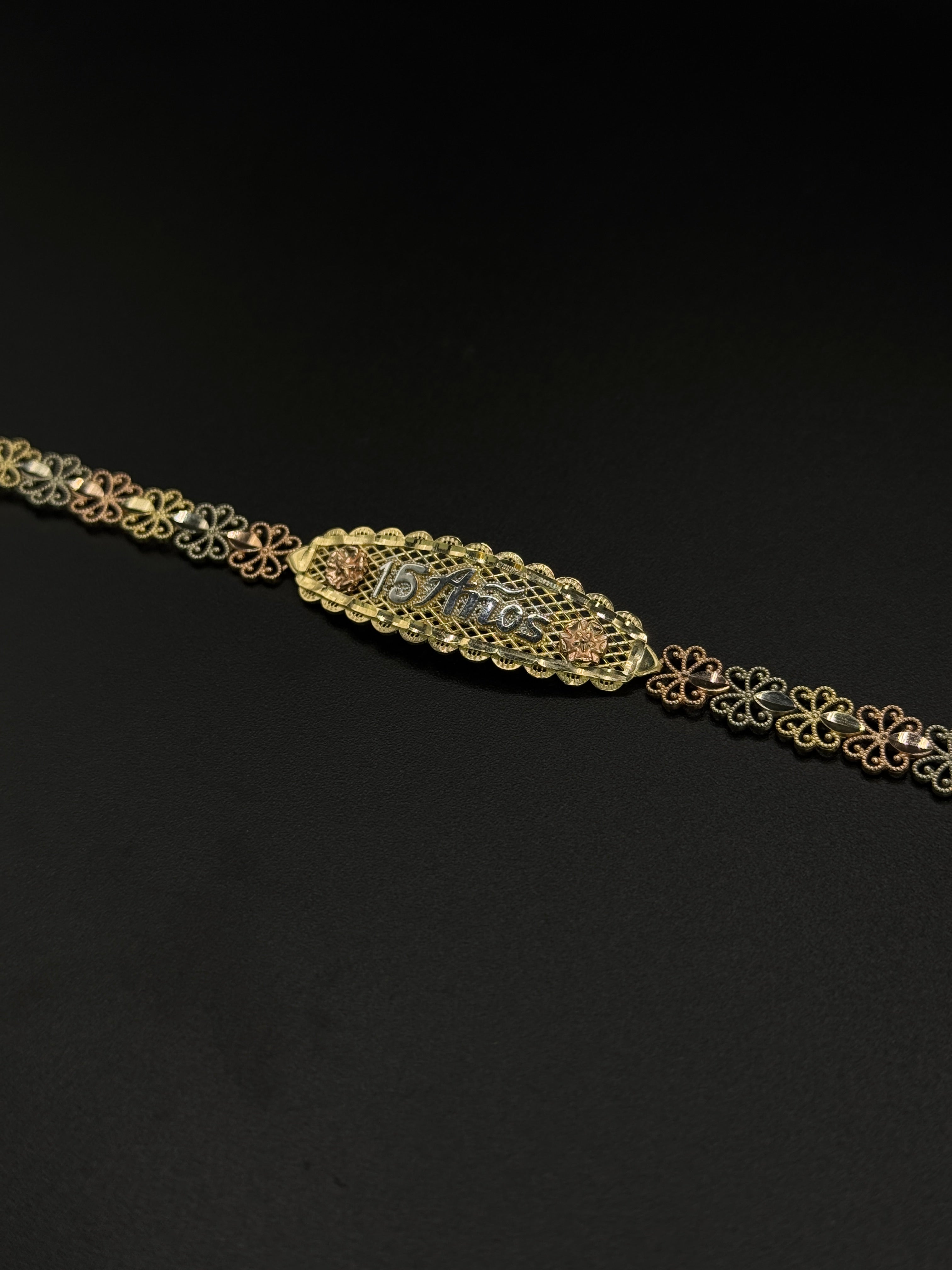 Women's 3 Tone Quinceañera Bracelets image 0