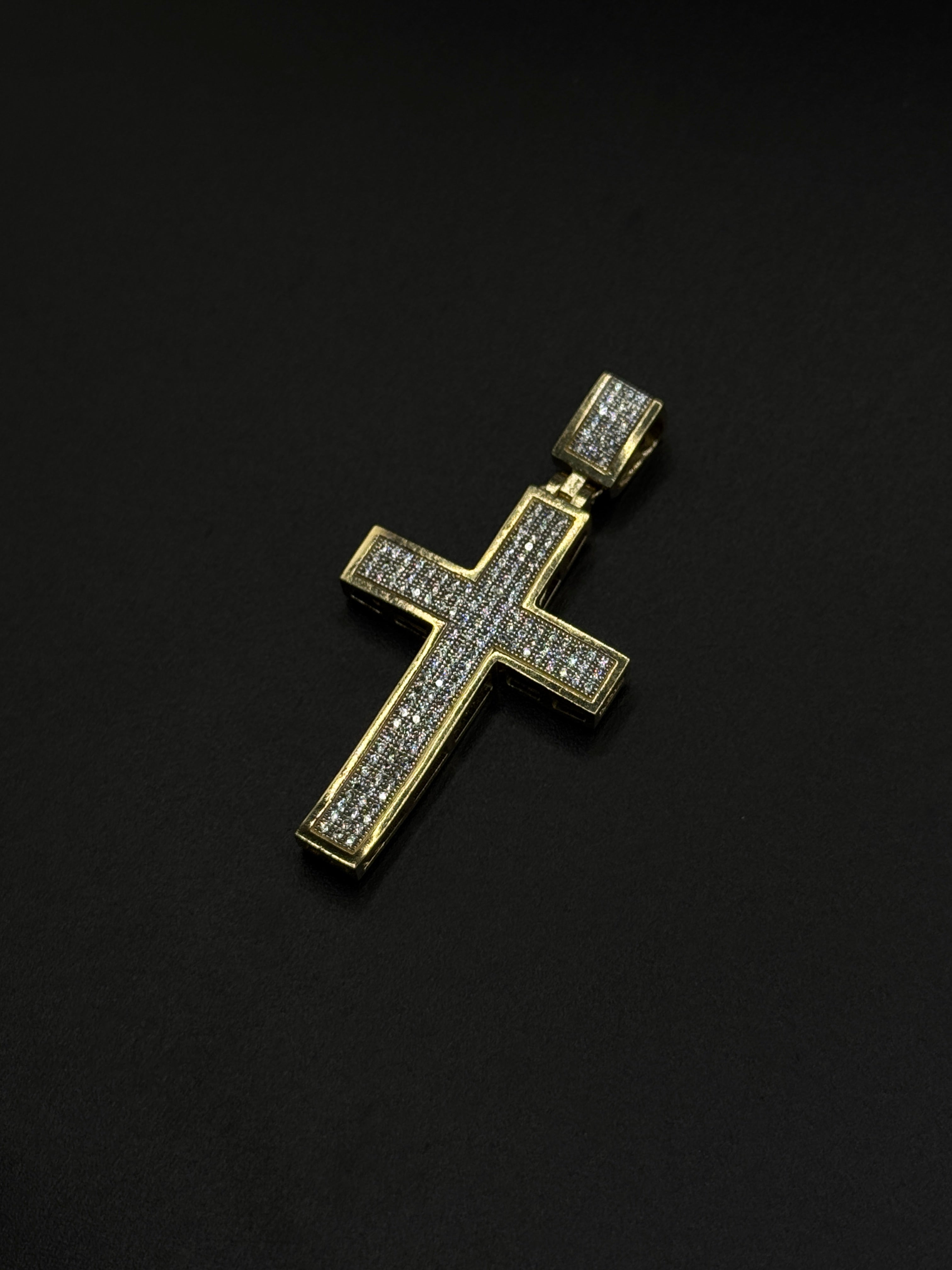 Mens Cross Pendant (CZ) image 0