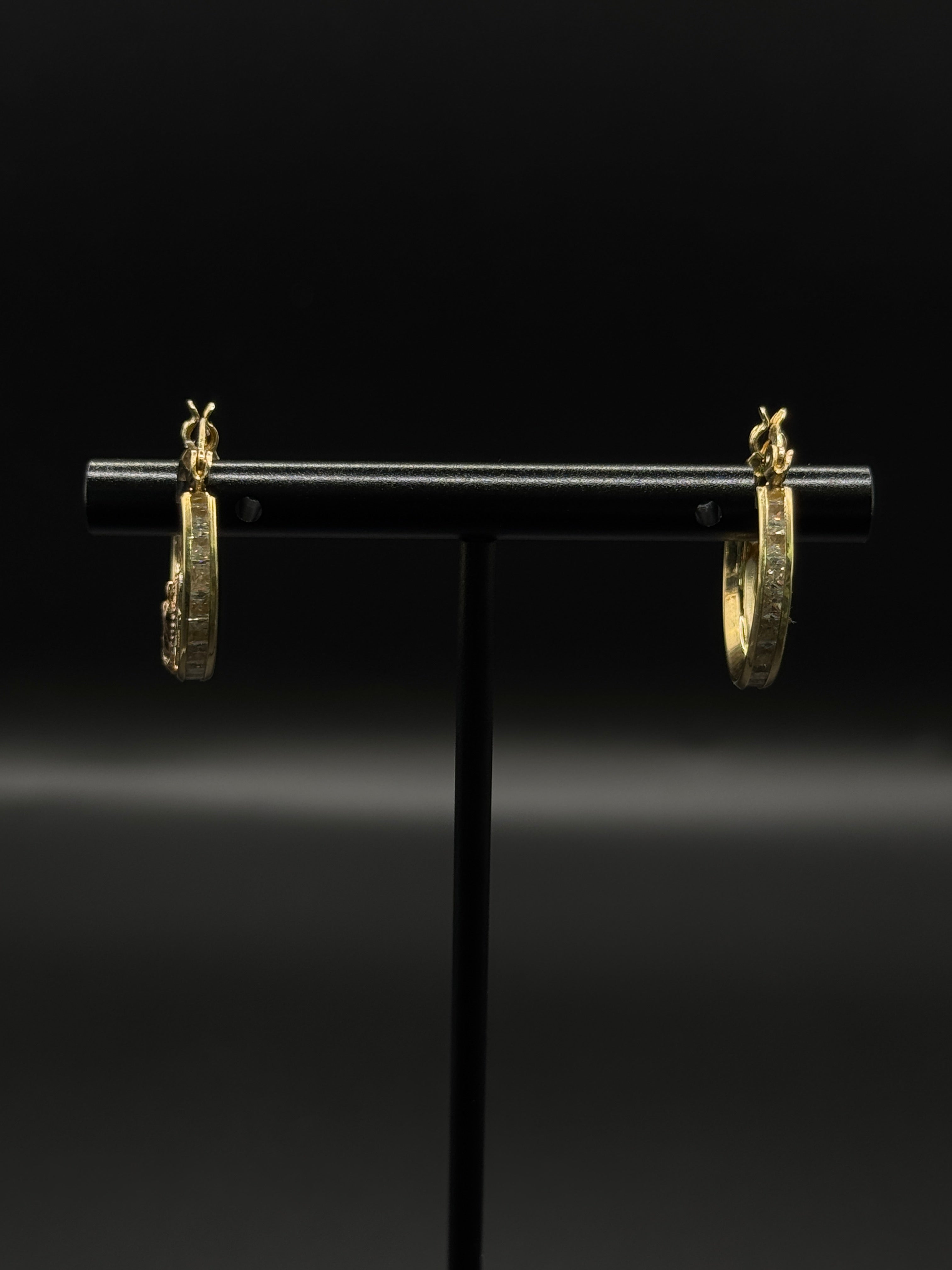 Women Virgen de Guadalupe Hoop Earrings image 0