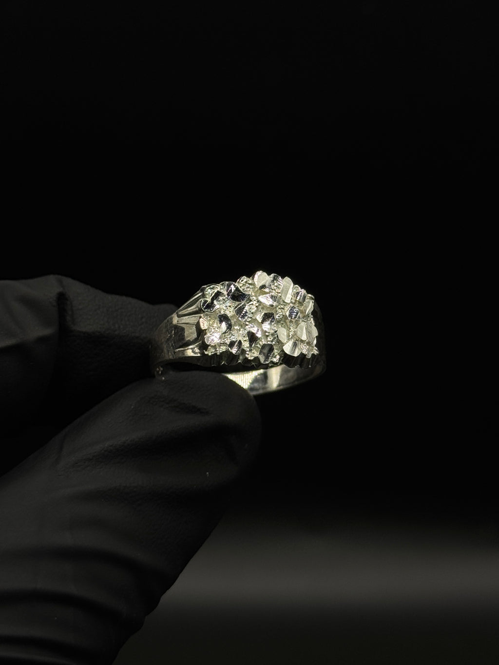 Silver Nugget Ring image 0