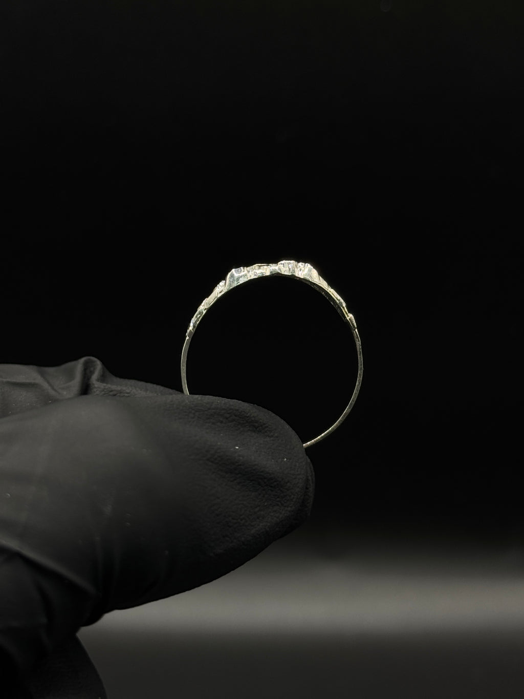 Silver Nugget Ring image 1