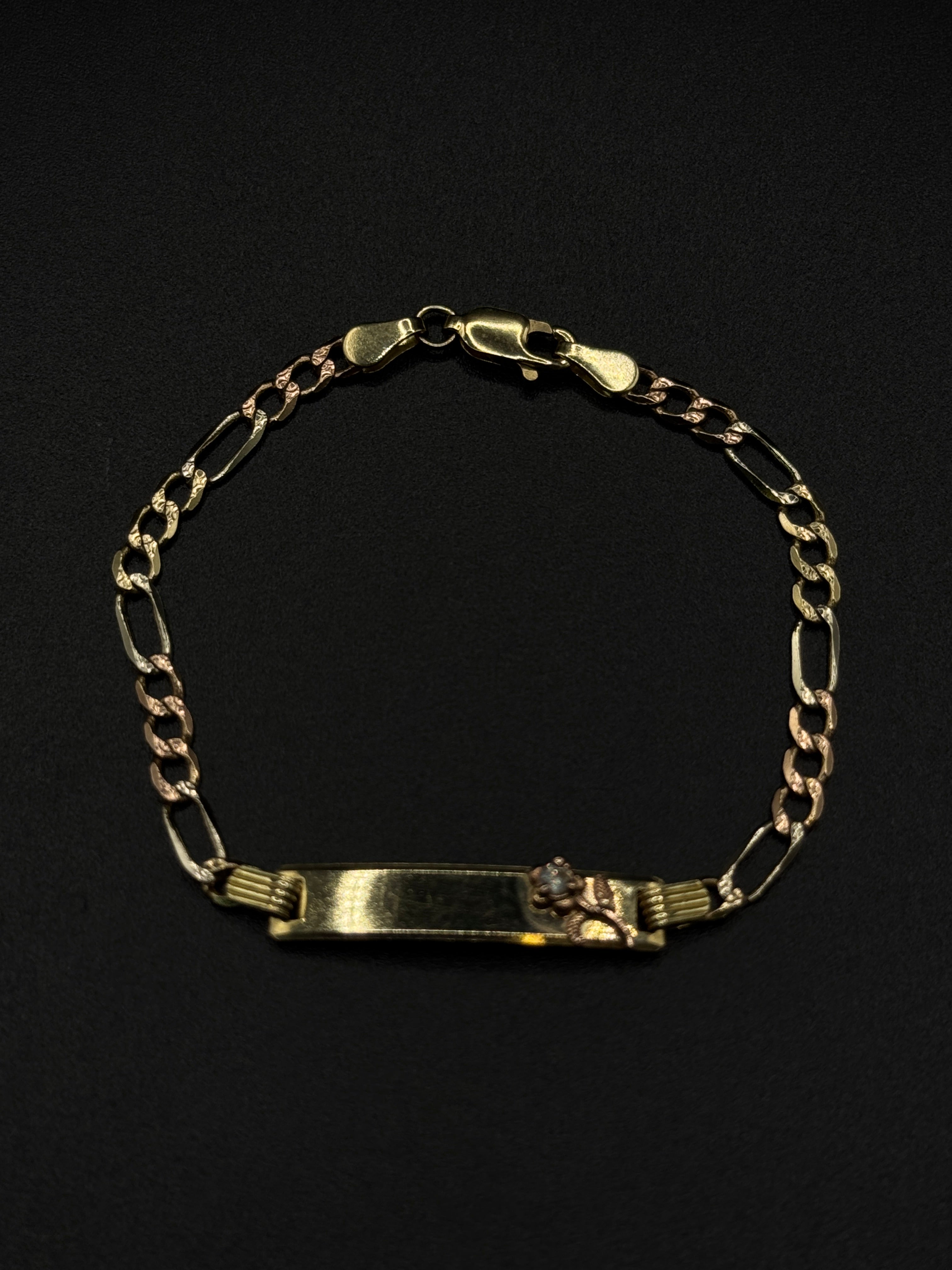 3 Tone Baby Flower Bracelet image 1