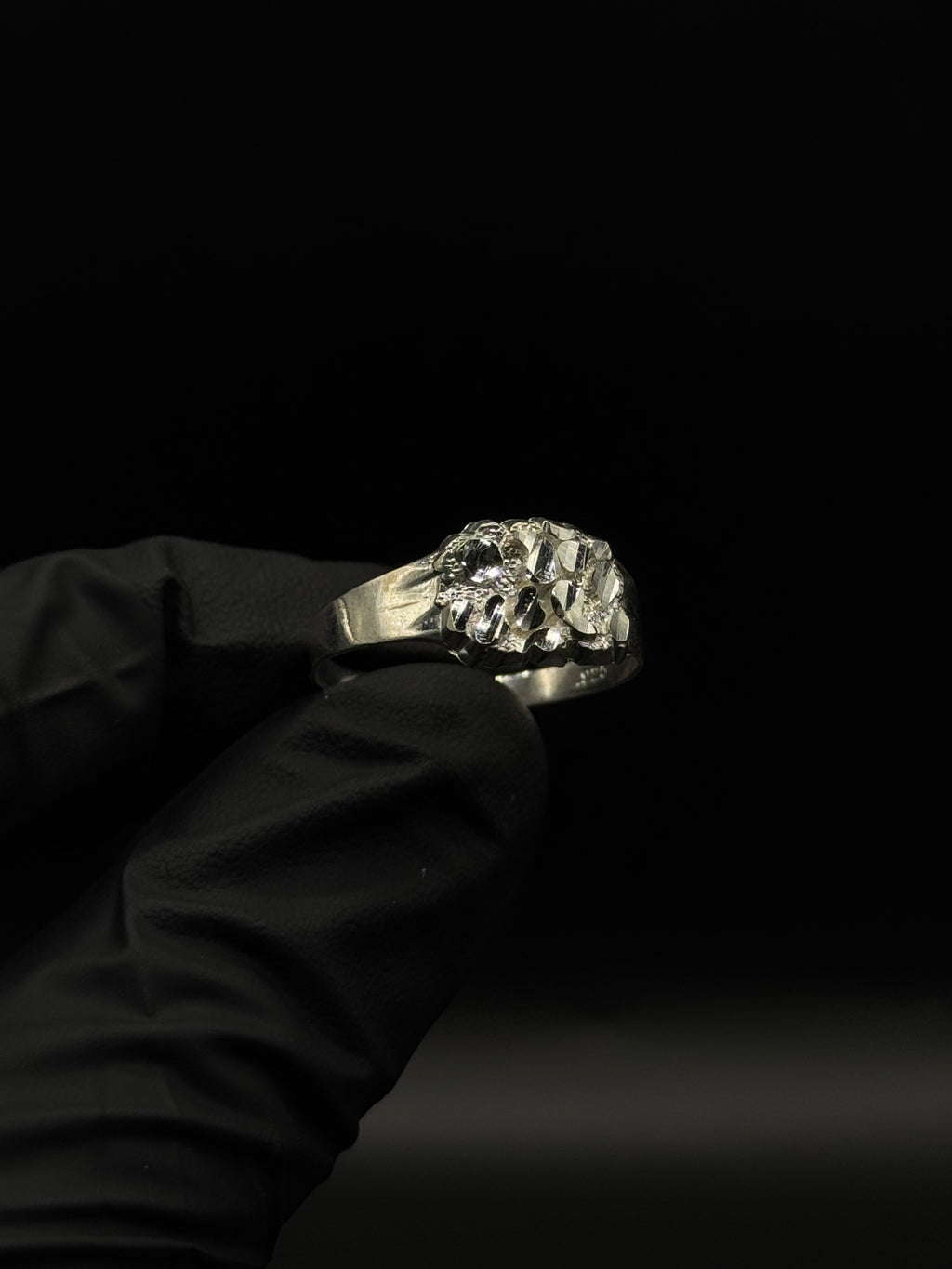 Silver Nugget Ring image 0