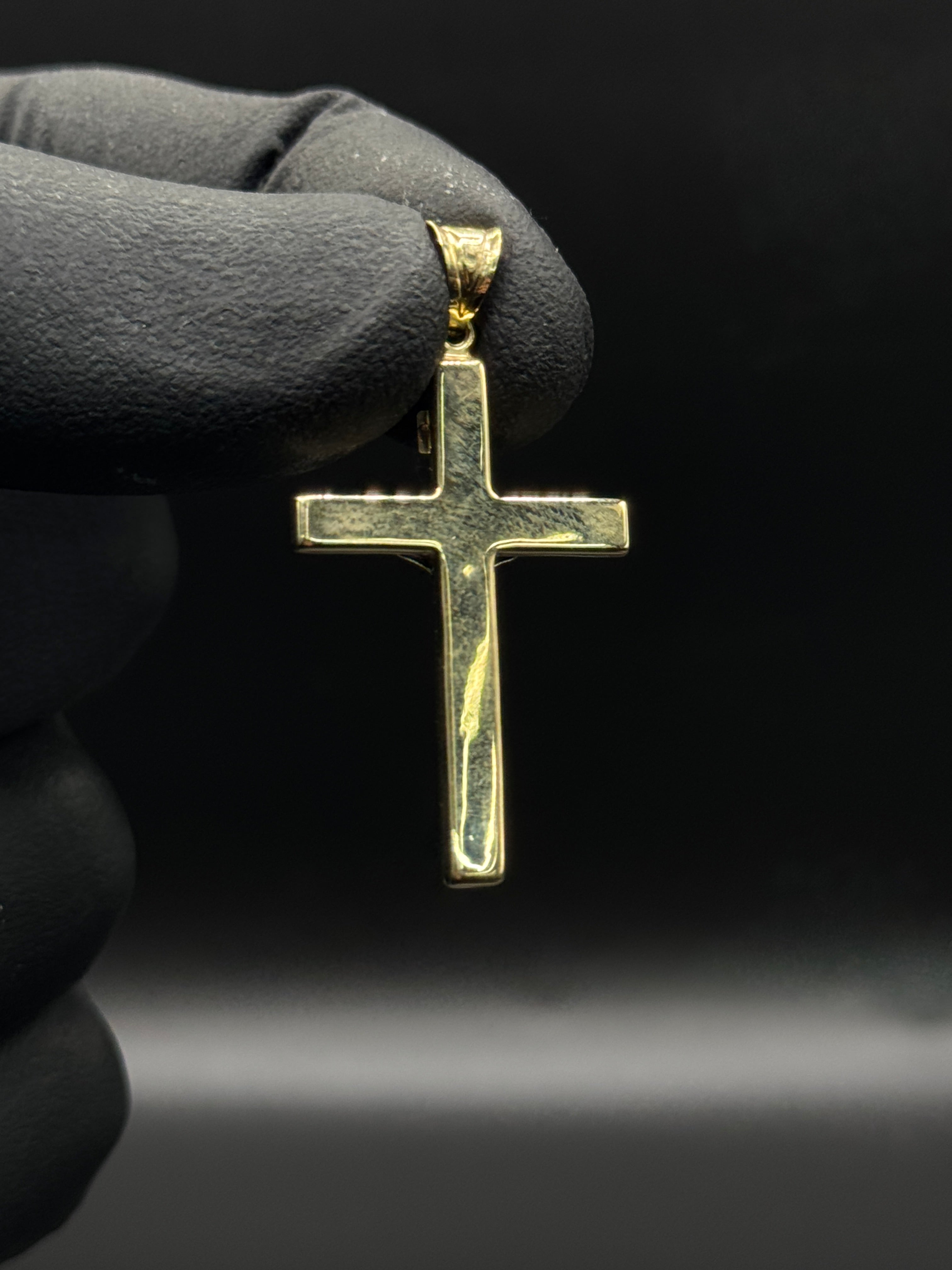 2 Tone Christ Cross Pendant (P2) image 1