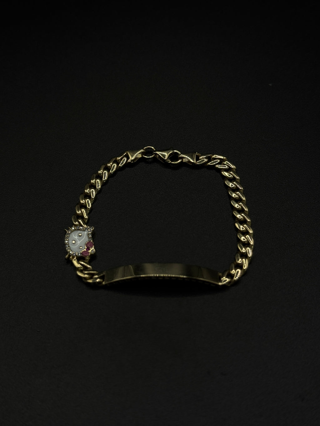 Baby Hello Kitty Bracelet (Cuban Link) image 1