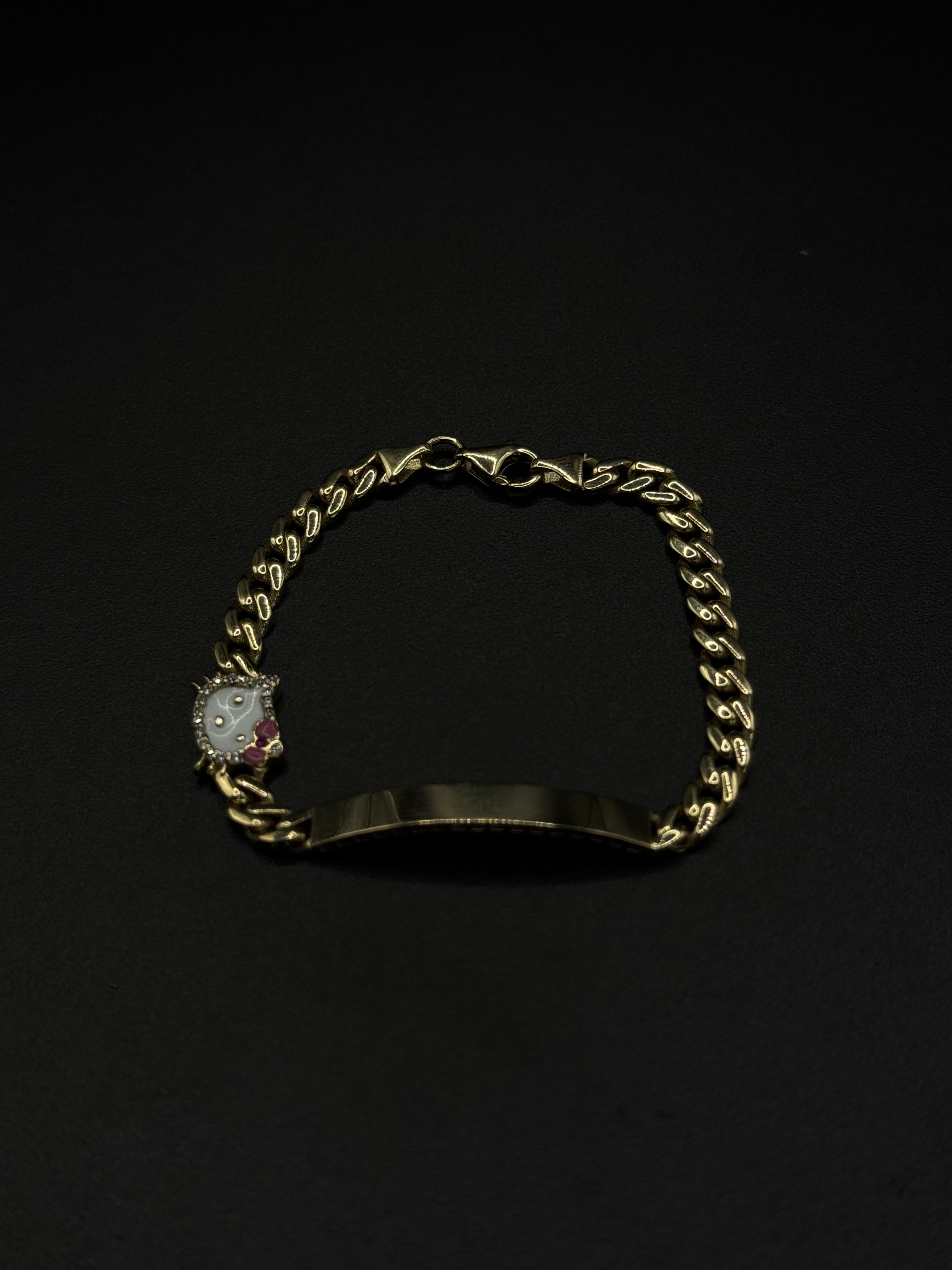 Baby Hello Kitty Bracelet (Cuban Link) image 1