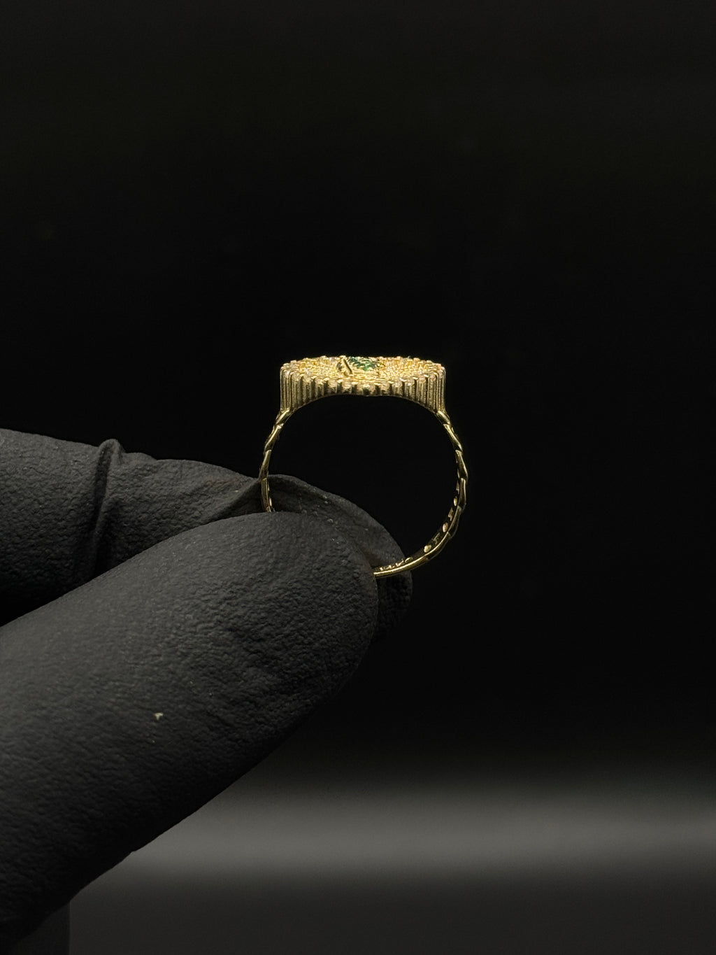 Womens Heart San Judas Ring (CZ) image 1