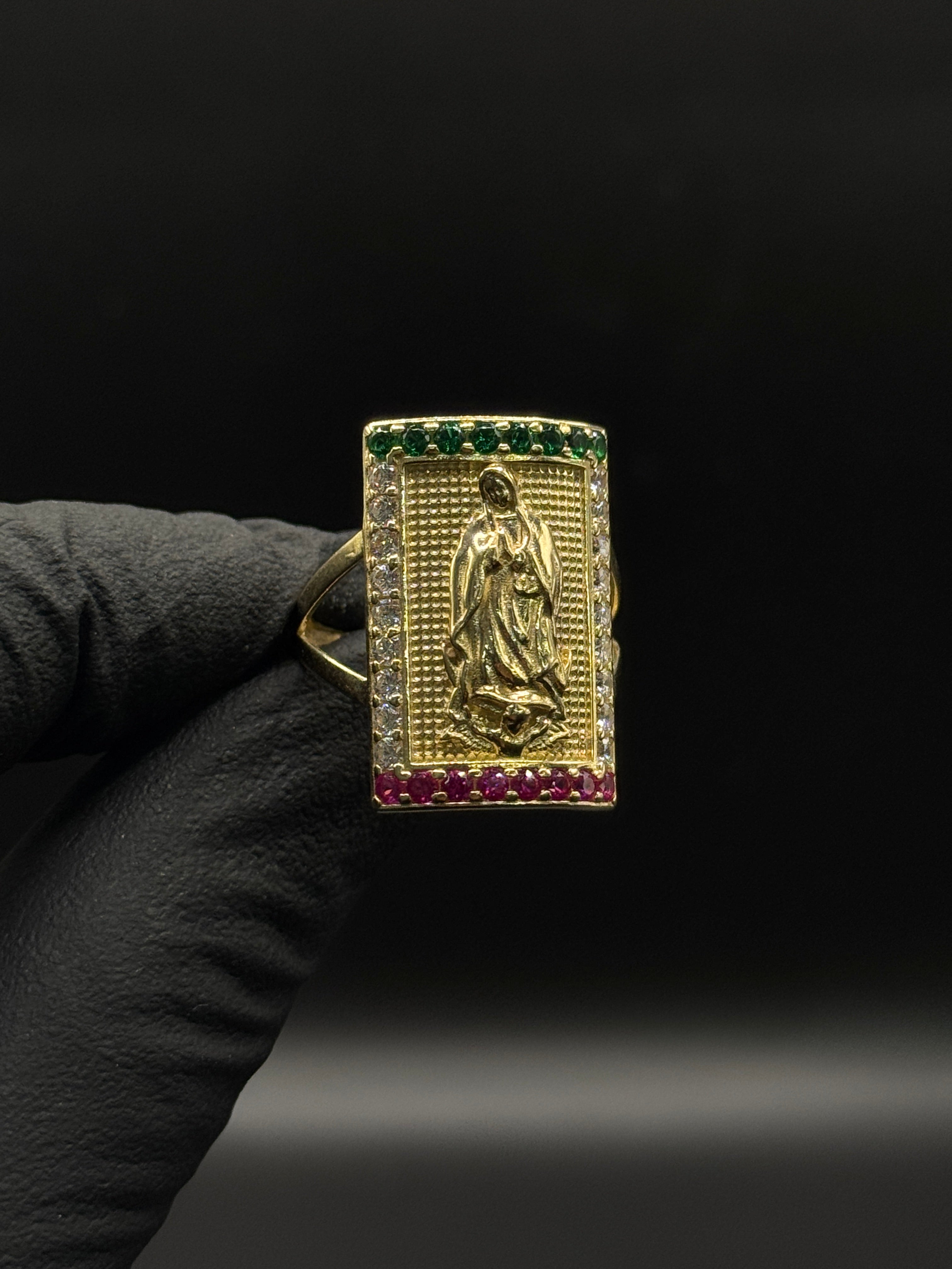 Womens Virgen de Guadalupe Ring (MX) image 0