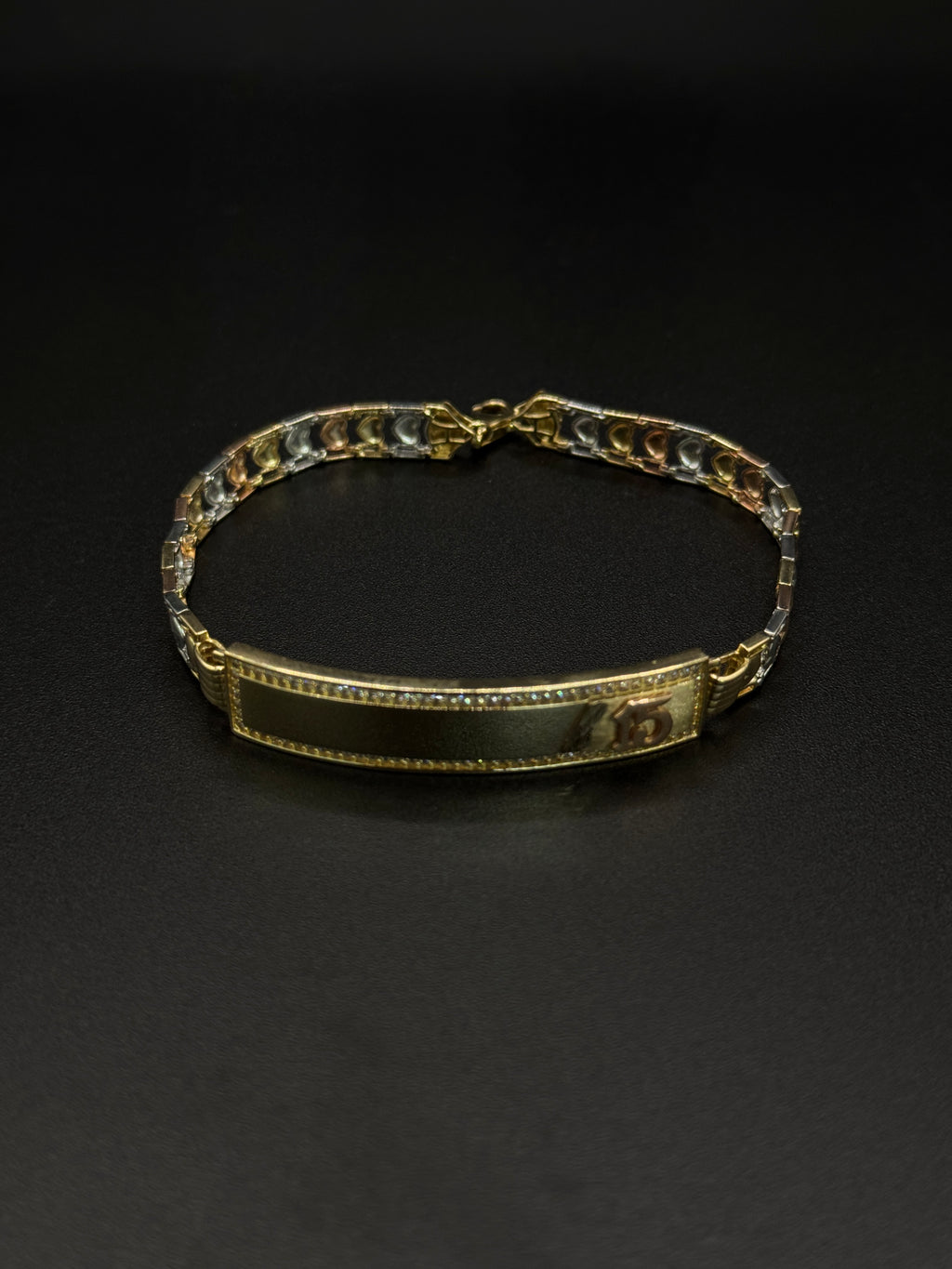 Women's 3 Tone Quinceañera Bracelet image 1
