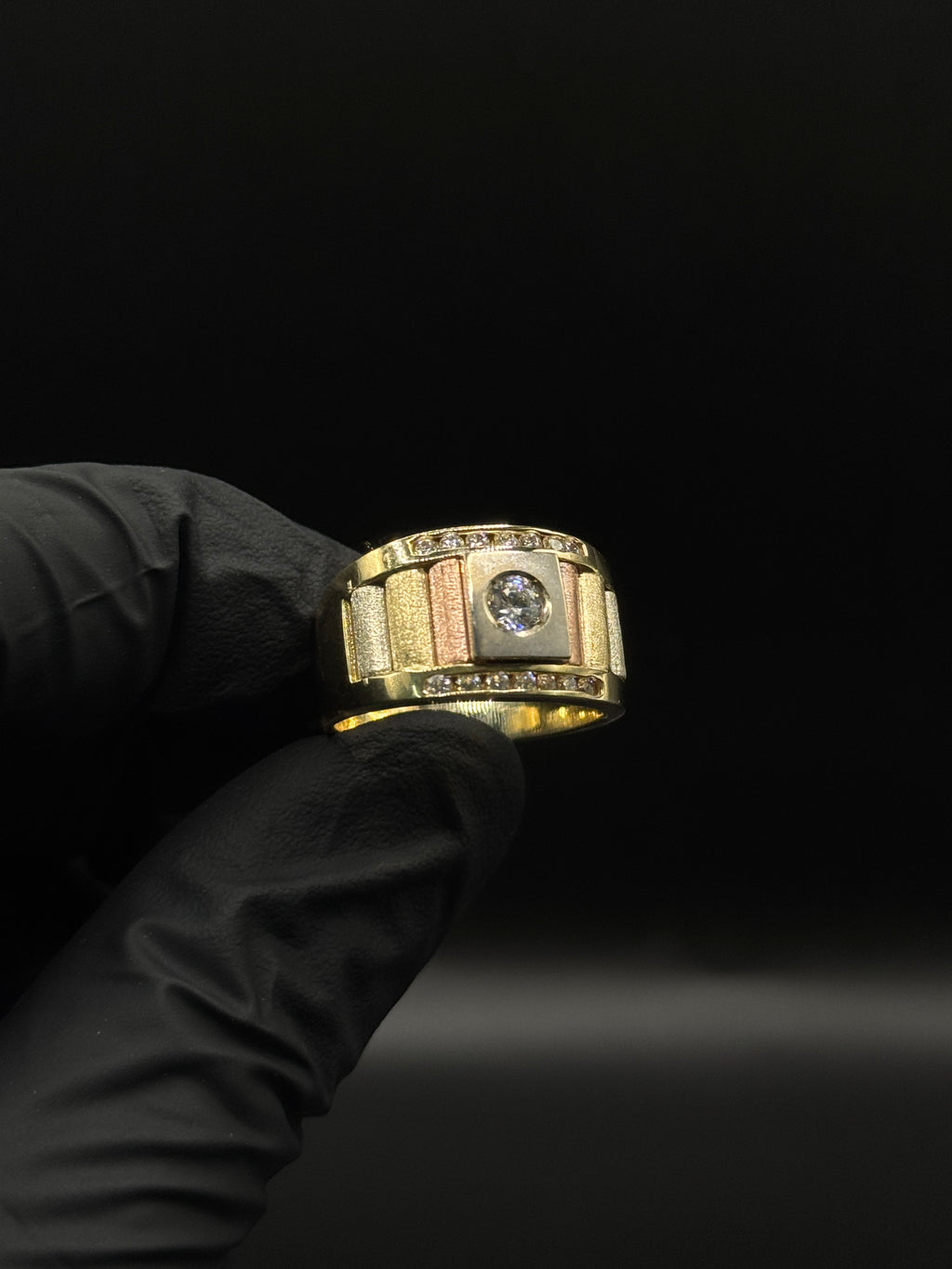Mens 3 Tone Ring image 0
