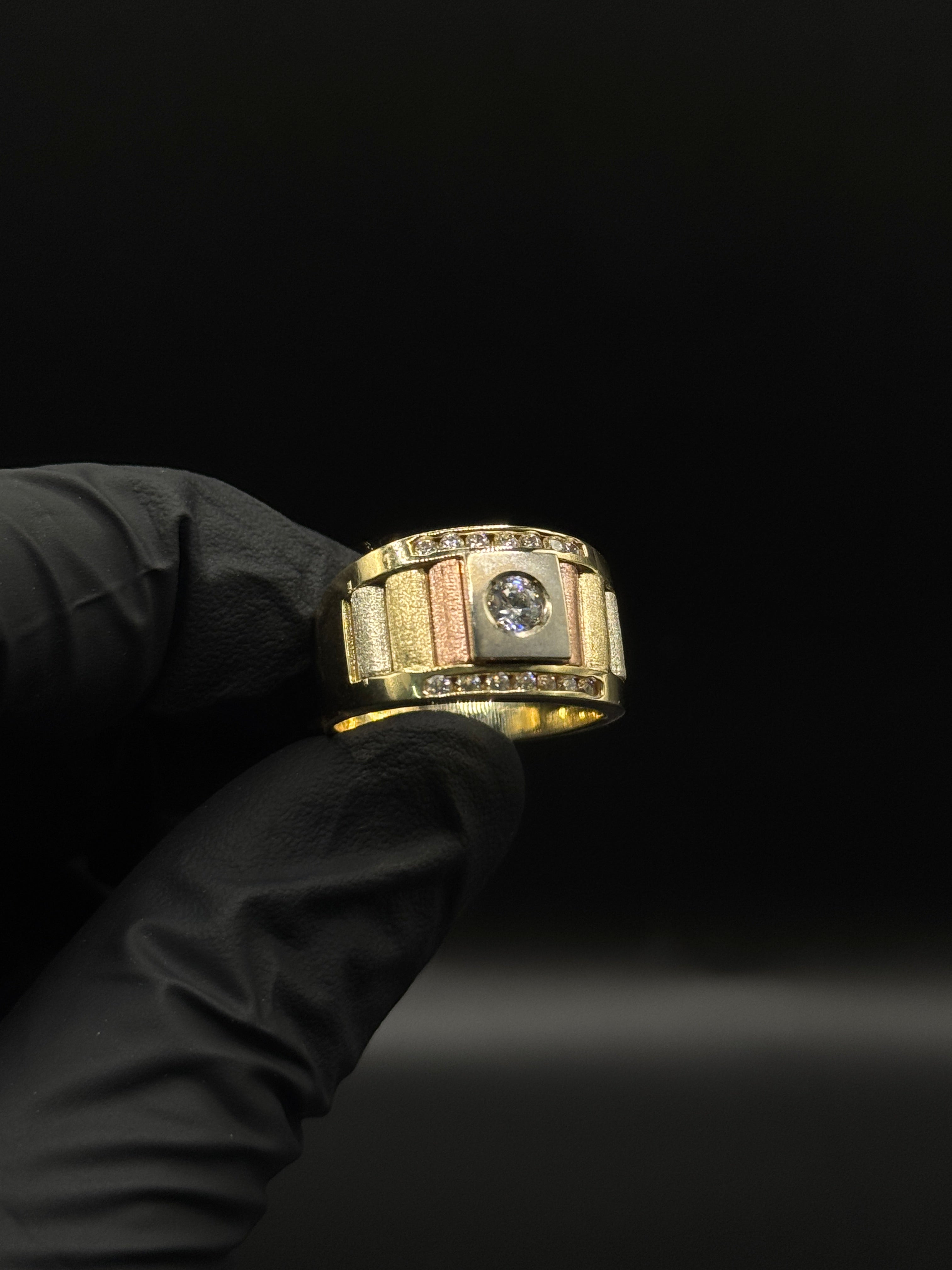 Mens 3 Tone Ring image 0