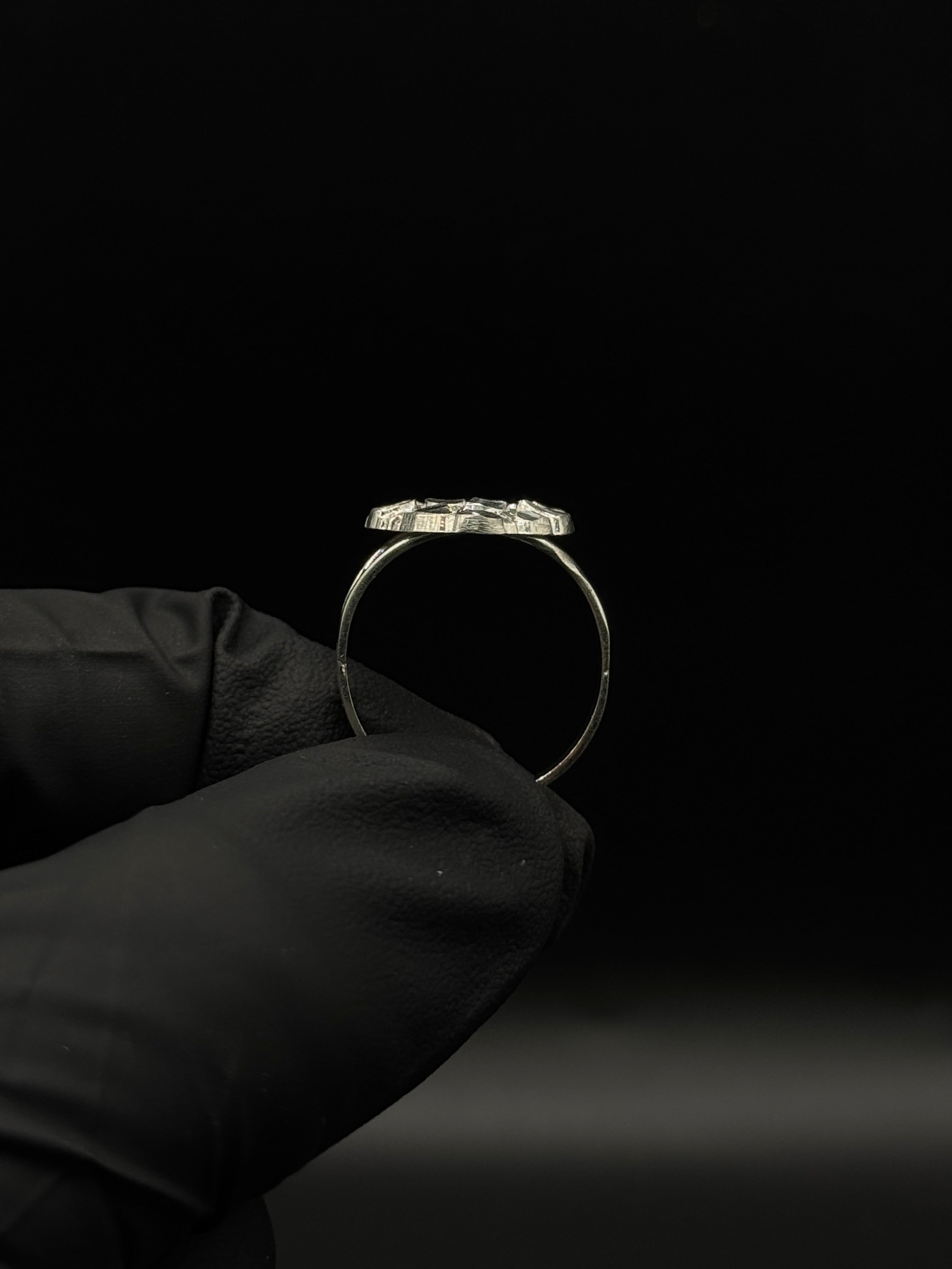 Silver Heart Nugget Ring (Medium) image 1