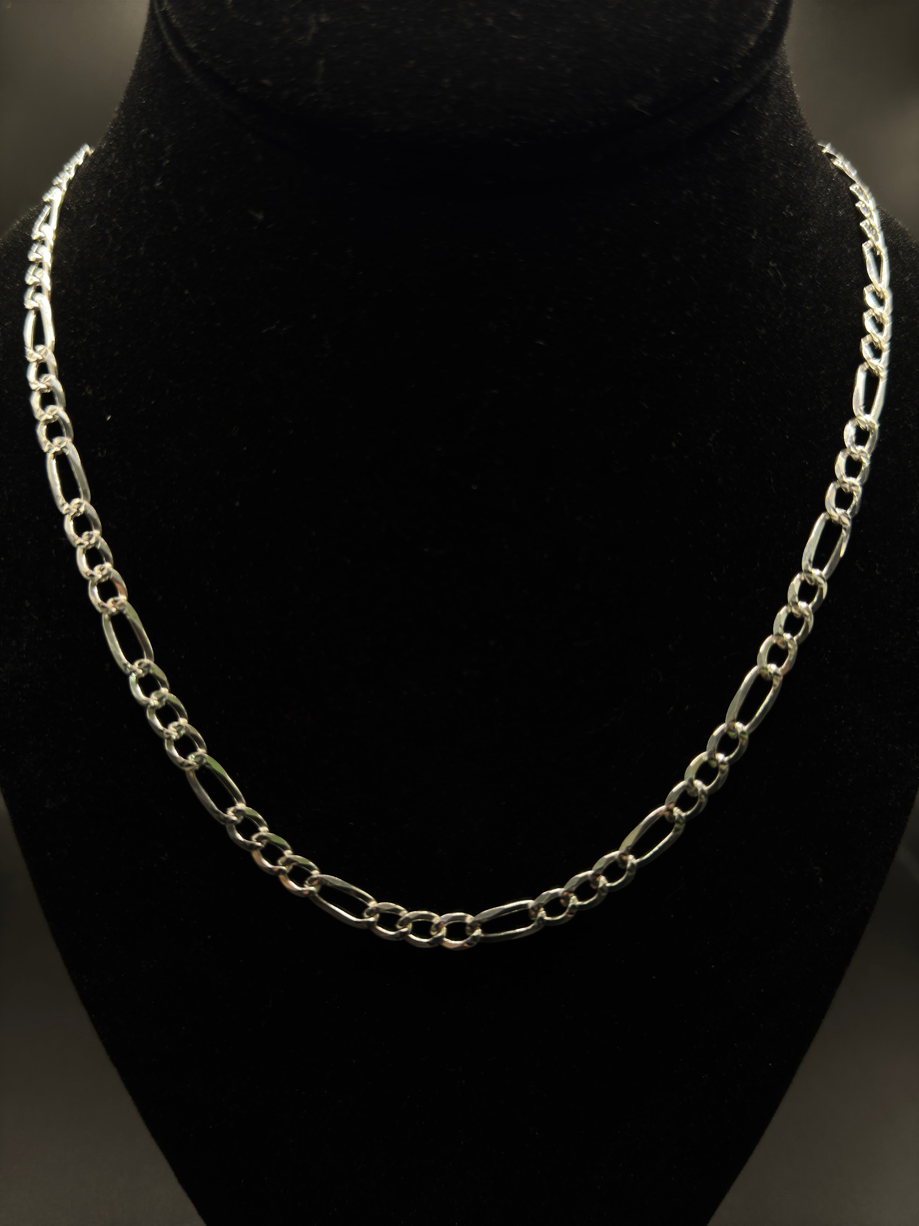 Silver Diamond Cut Silver Chain (5mm) image 0