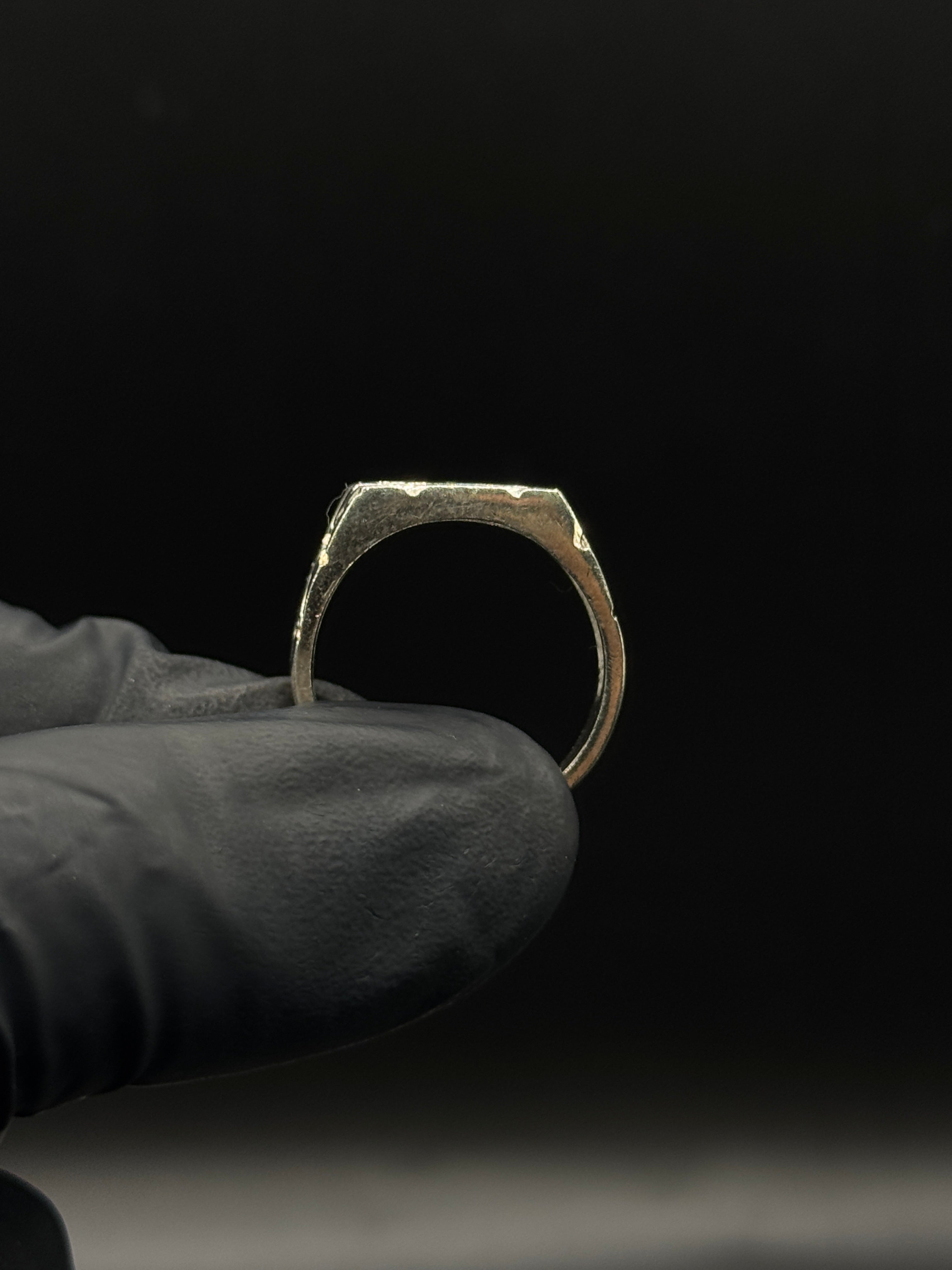 Silver Plain Nugget Ring image 1
