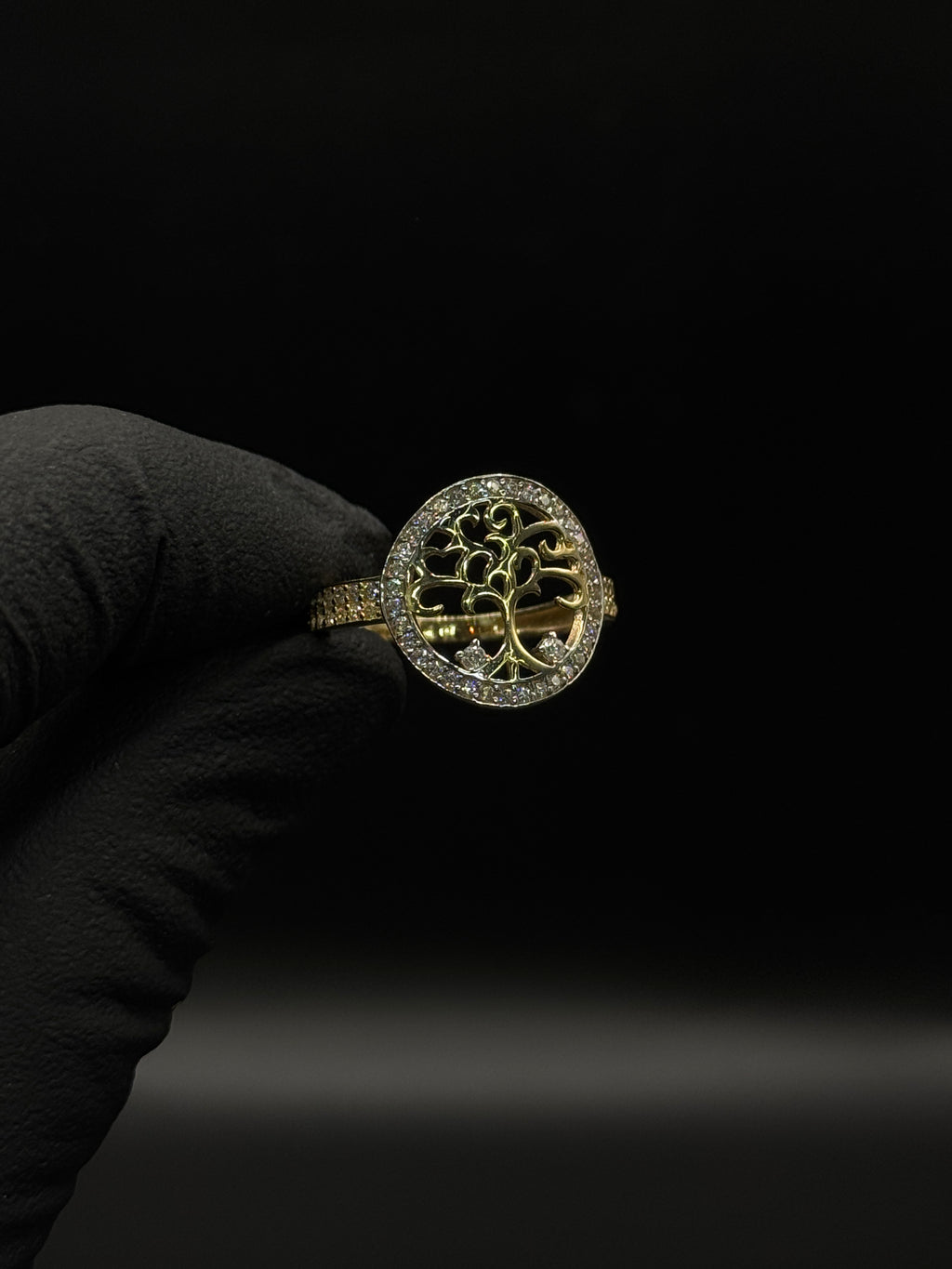 Womens Tree Ring (CZ) image 0