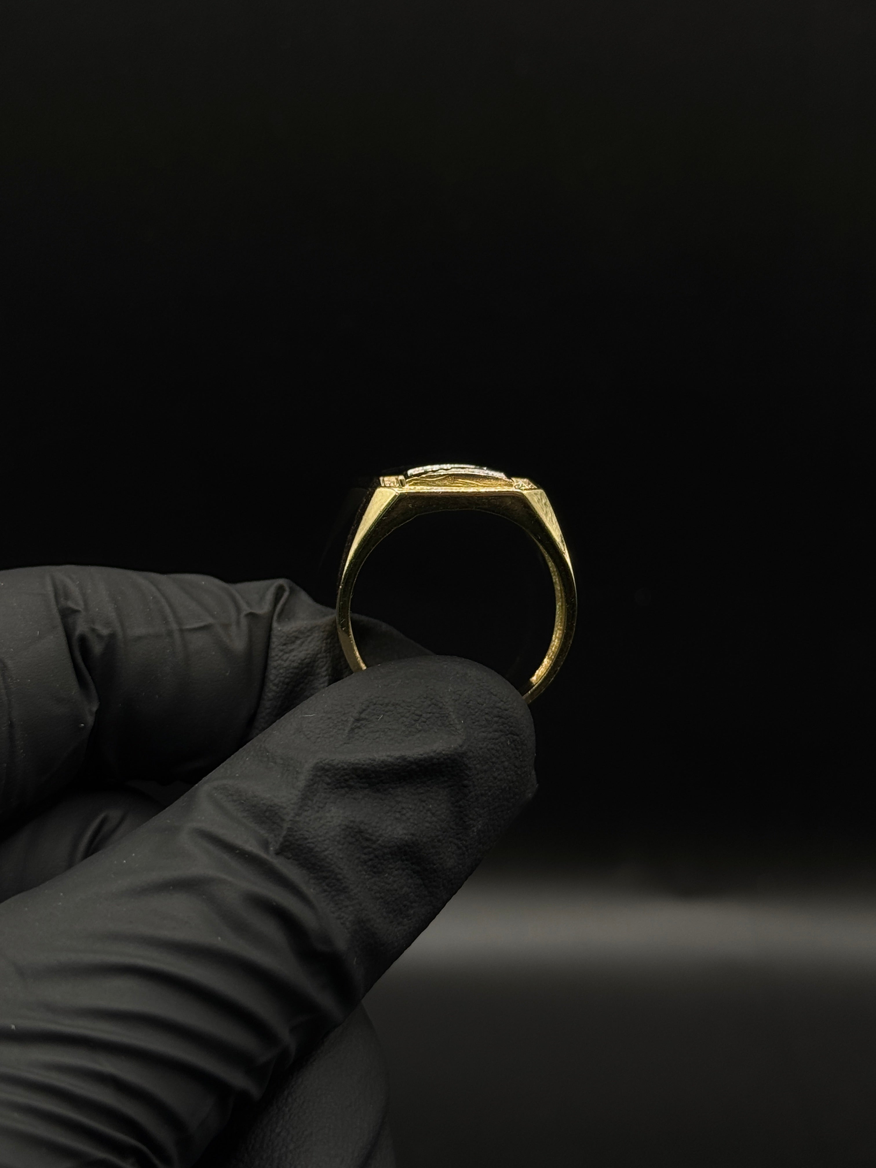 Mens Square Ring (CZ) image 1