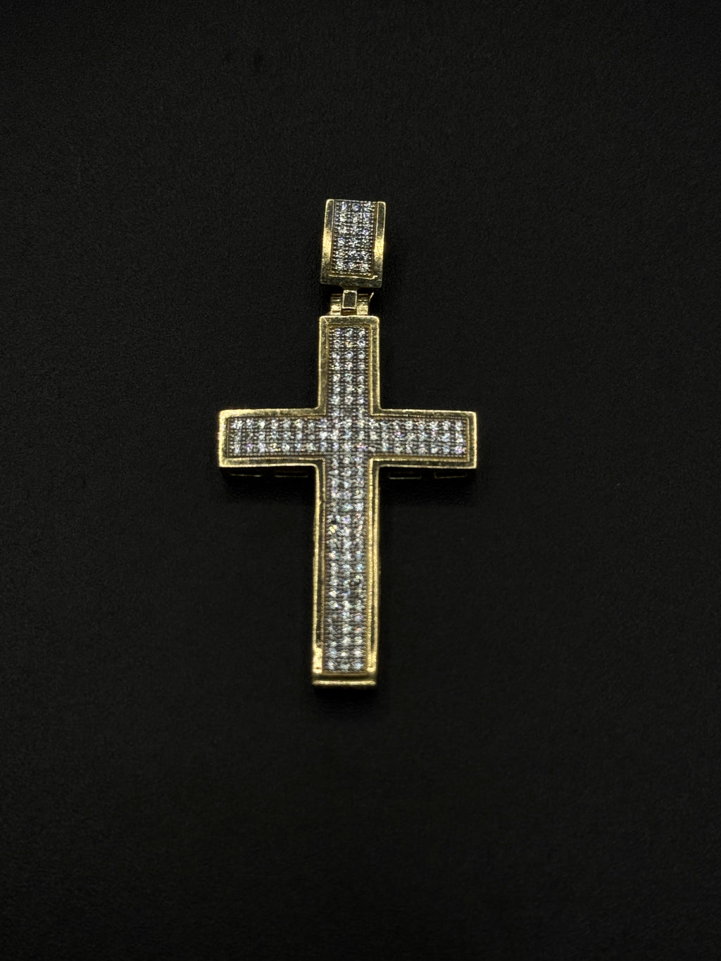 Mens Cross Pendant (CZ) image 1