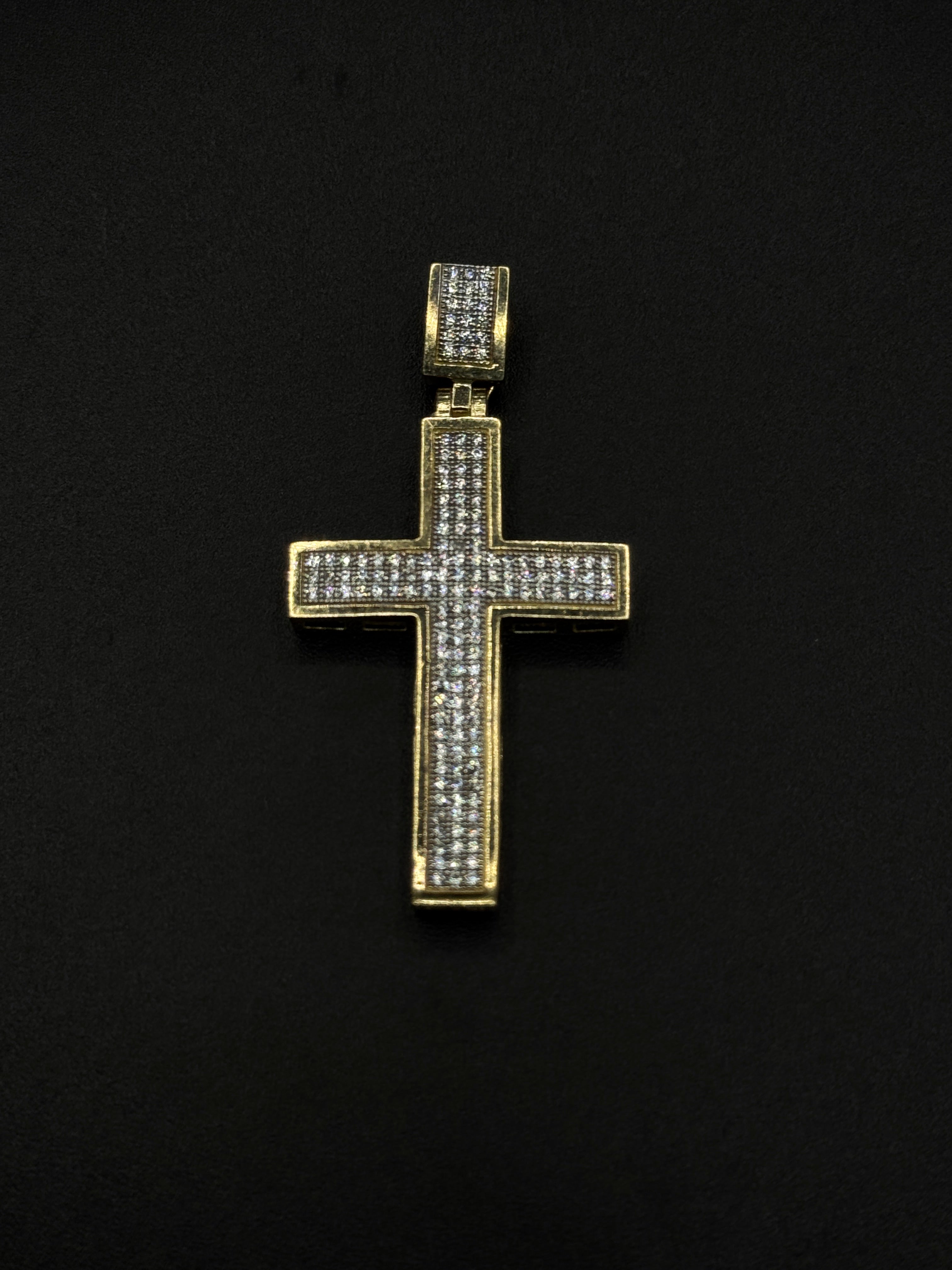 Mens Cross Pendant (CZ) image 1