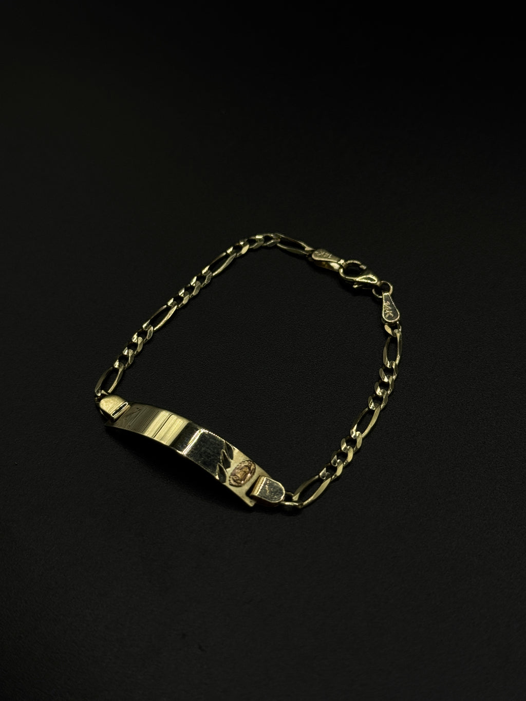 Baby Guadalupe Bracelet (Figaro Link) image 0