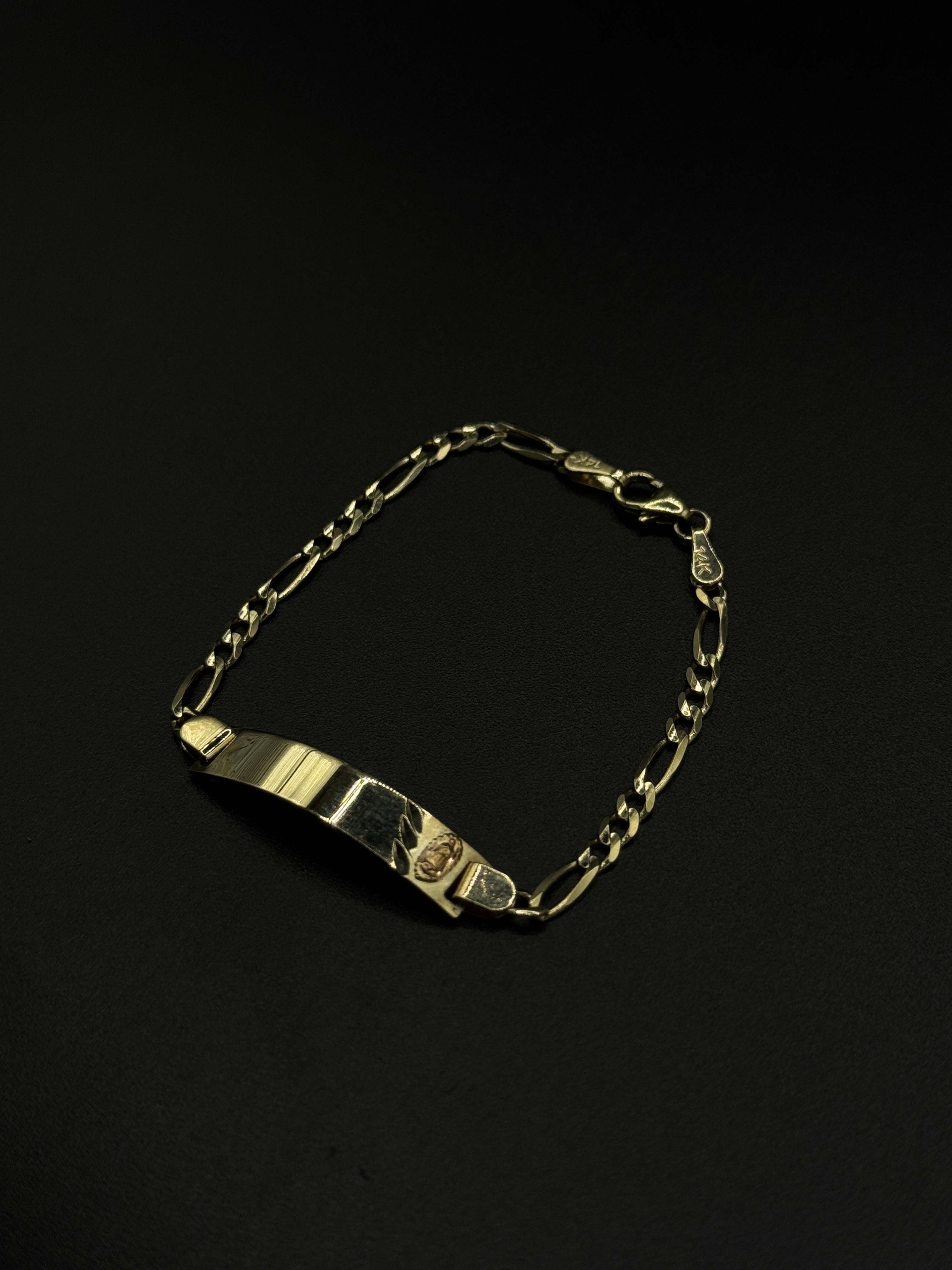 Baby Guadalupe Bracelet (Figaro Link) image 0