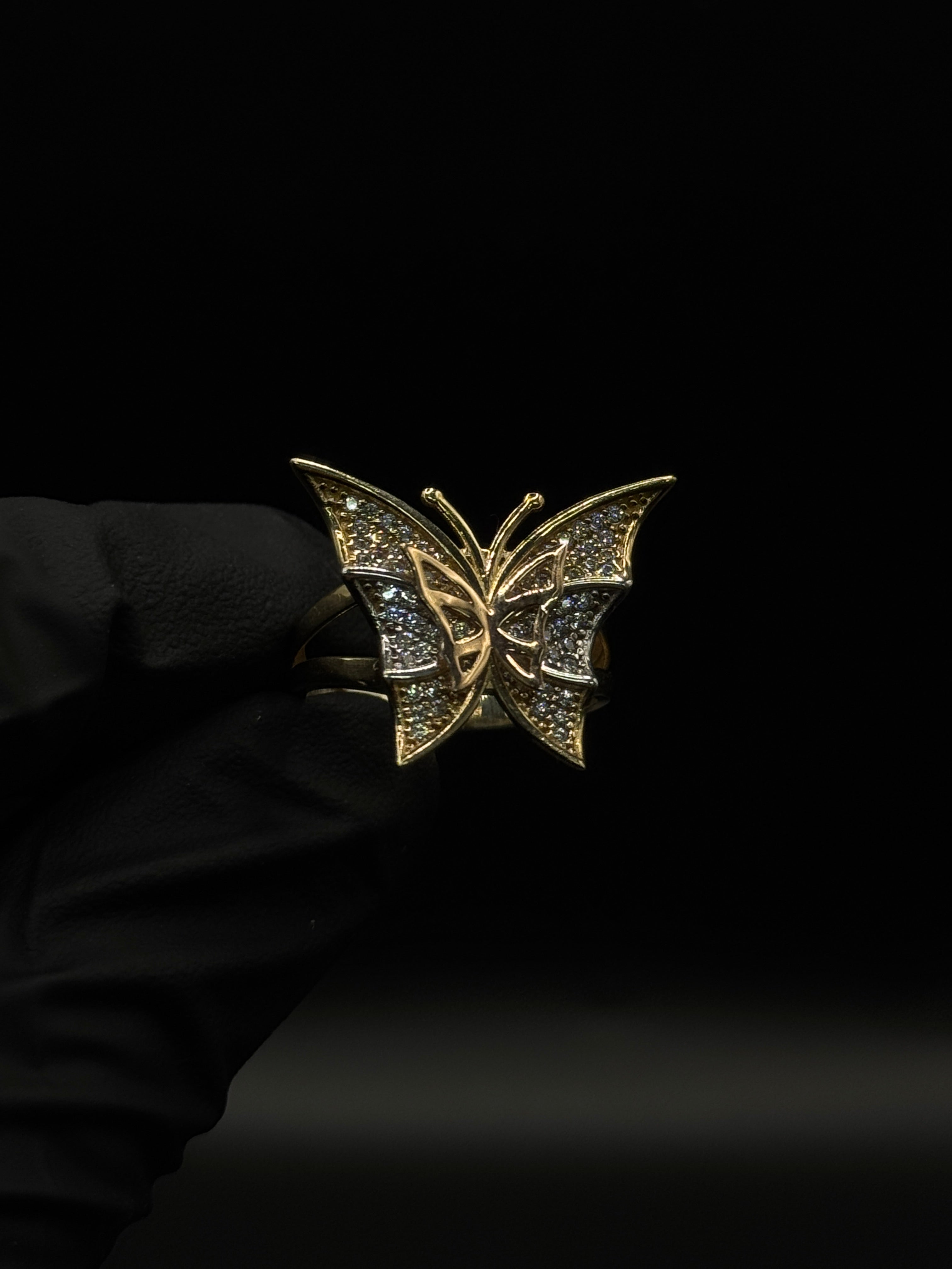 Womens Butterfly Ring image 0