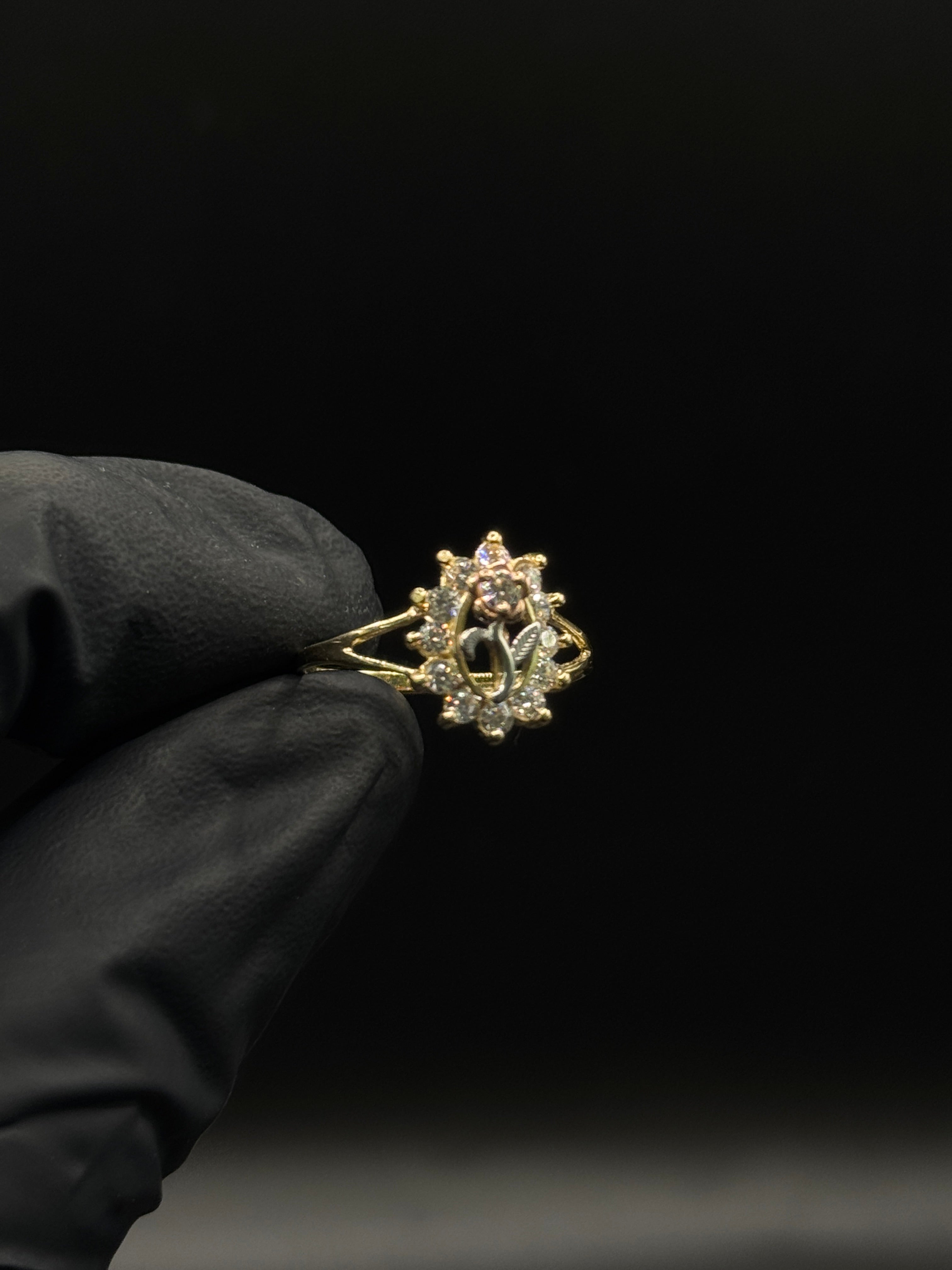 Womens Rose Ring (CZ) image 0