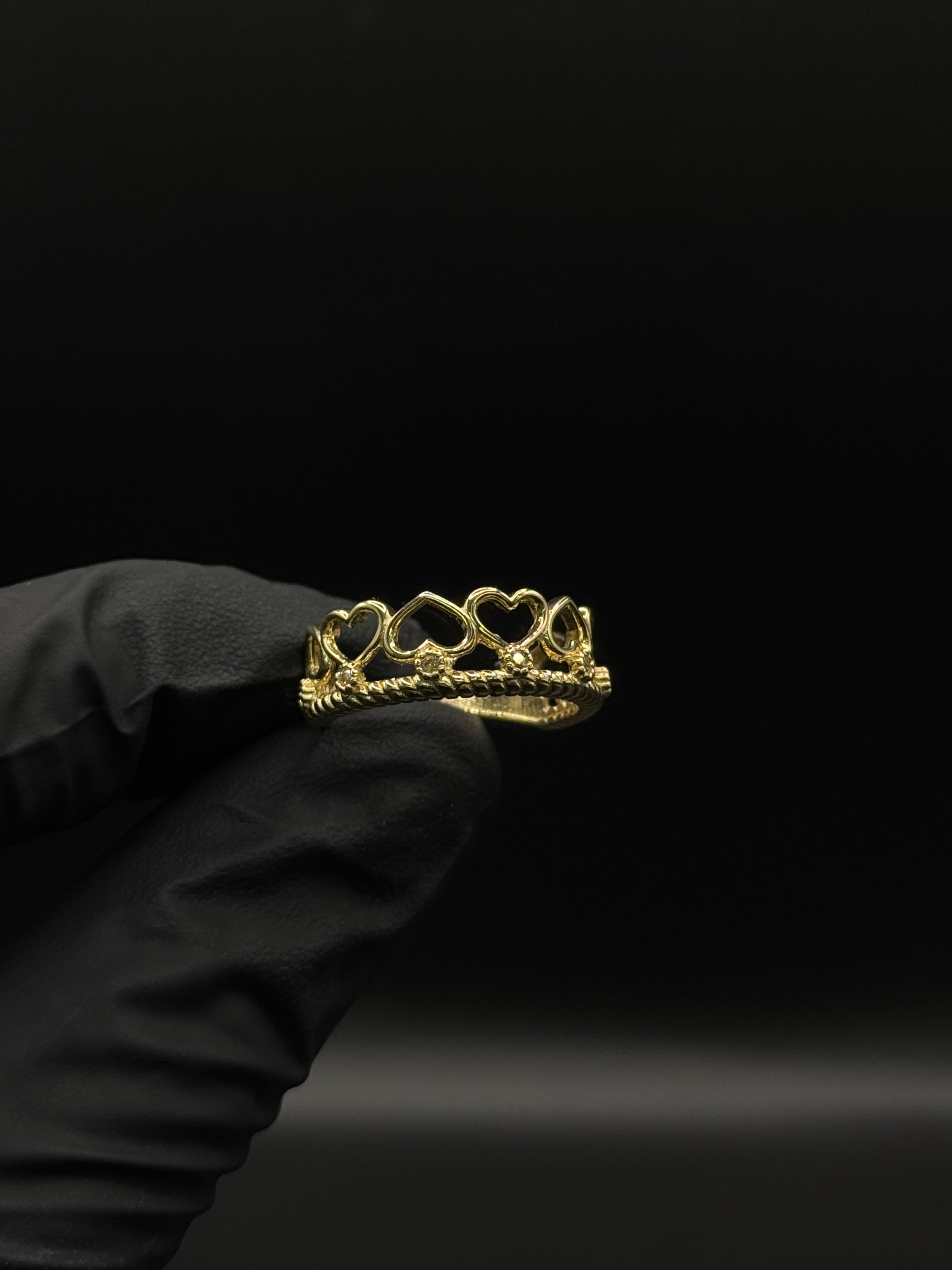 Womens Hearts Ring image 0
