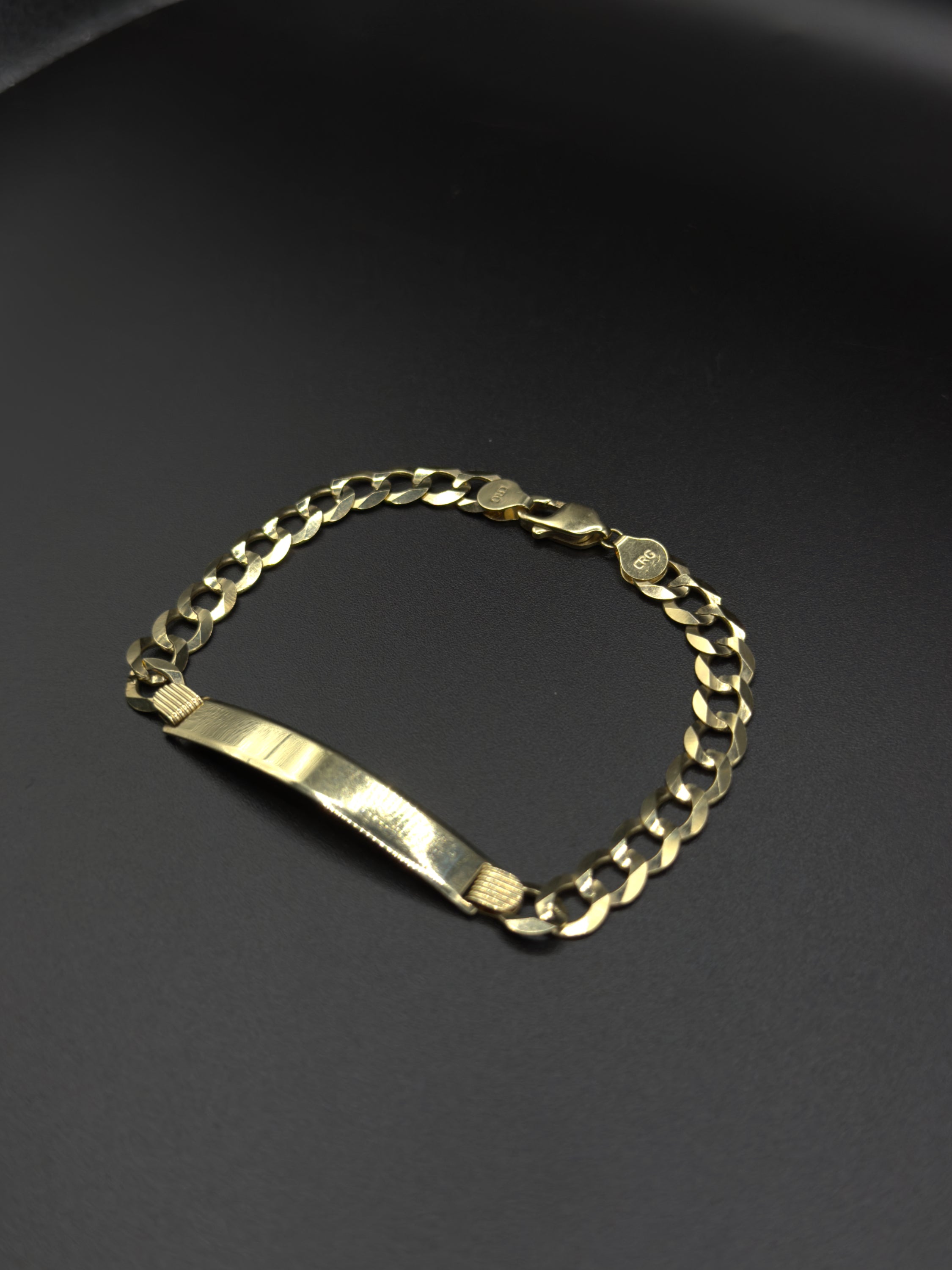 Flat Curbed Cuban Bracelet(7mm) image 0