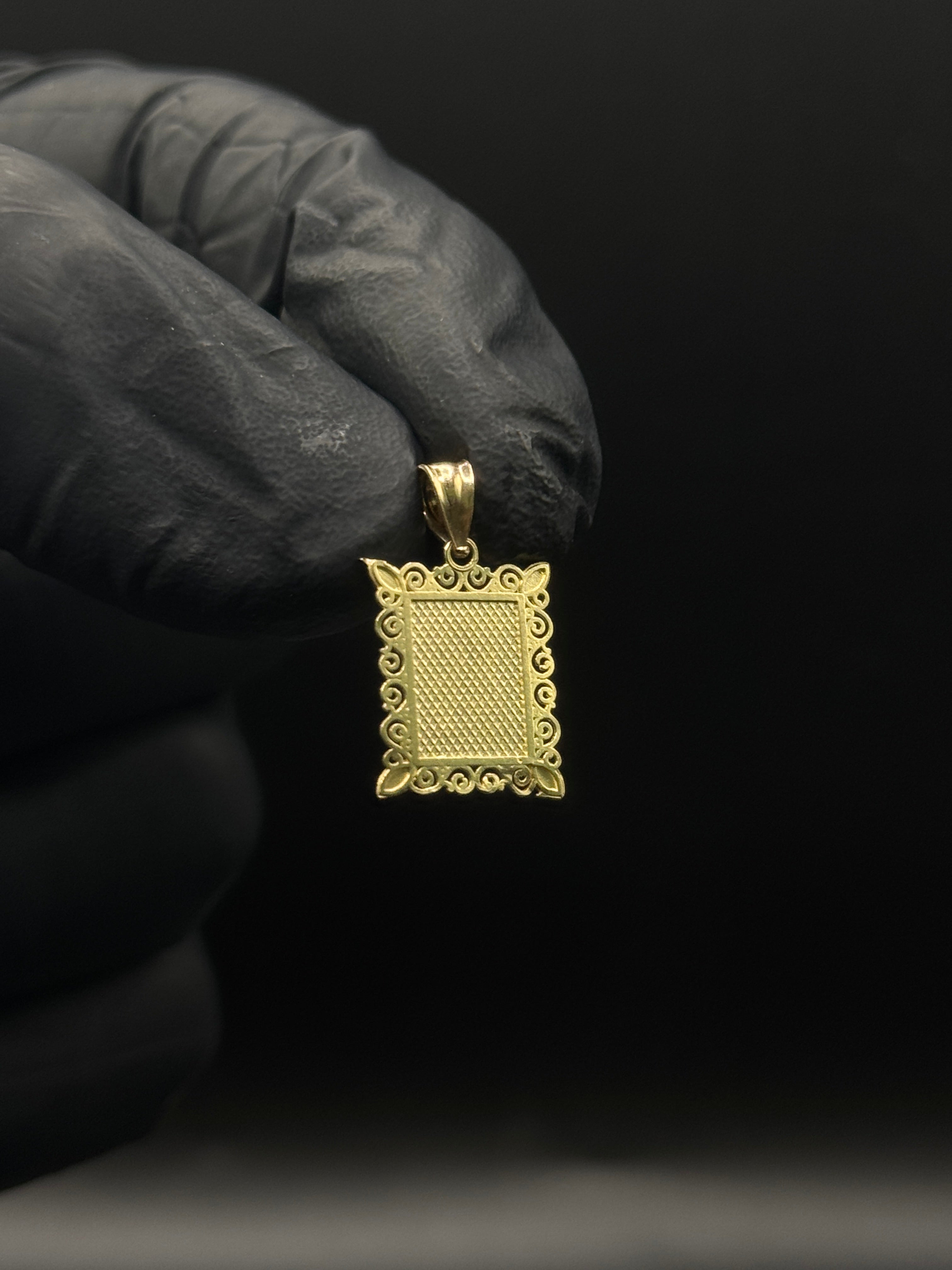 Square Initial Pendant (A-Z) image 1