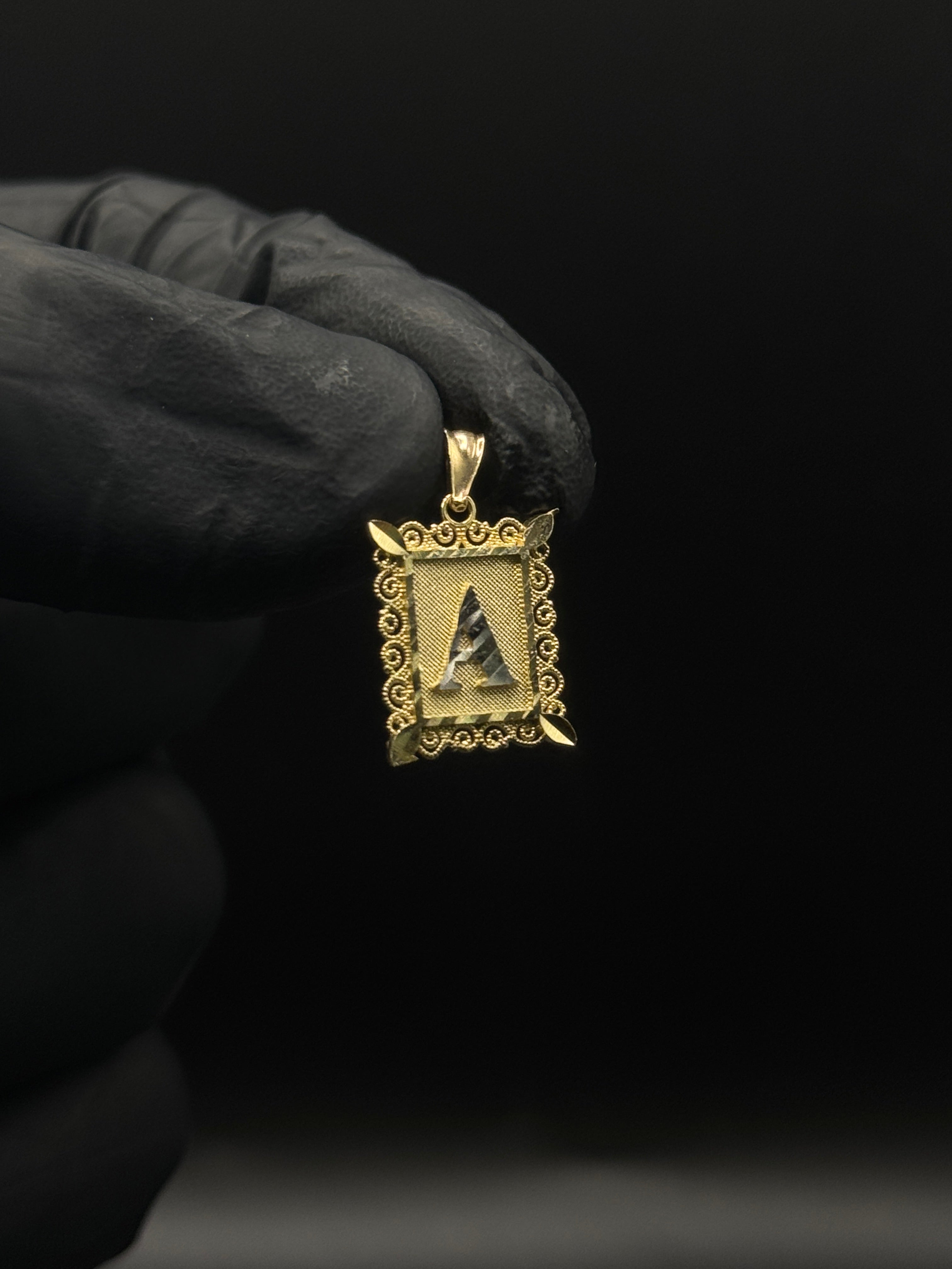 Square Initial Pendant (A-Z) image 0