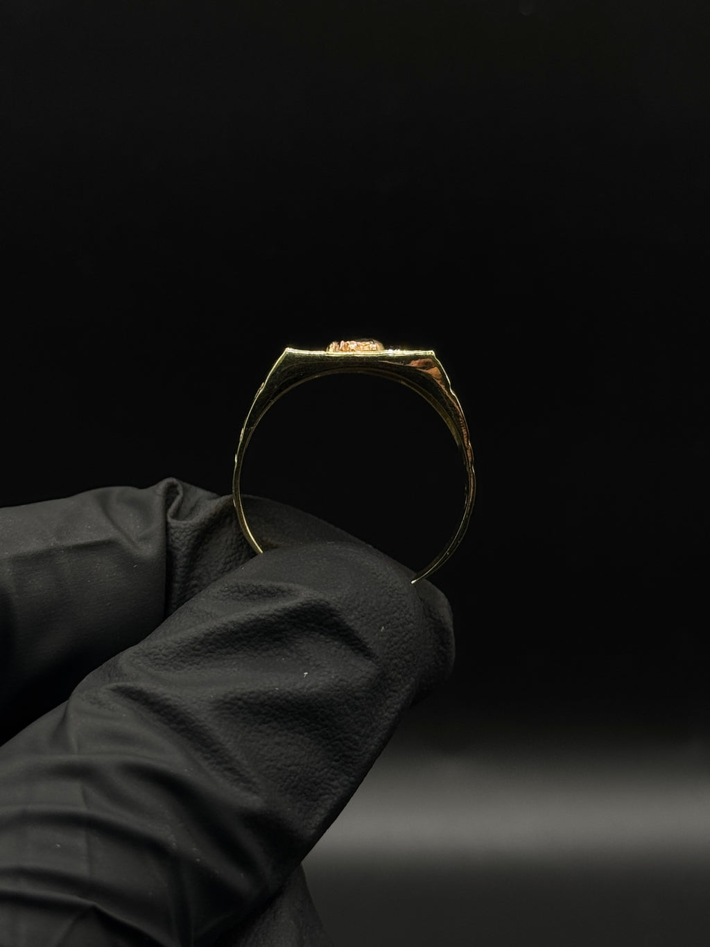 Mens Nugget San Judas Ring image 1