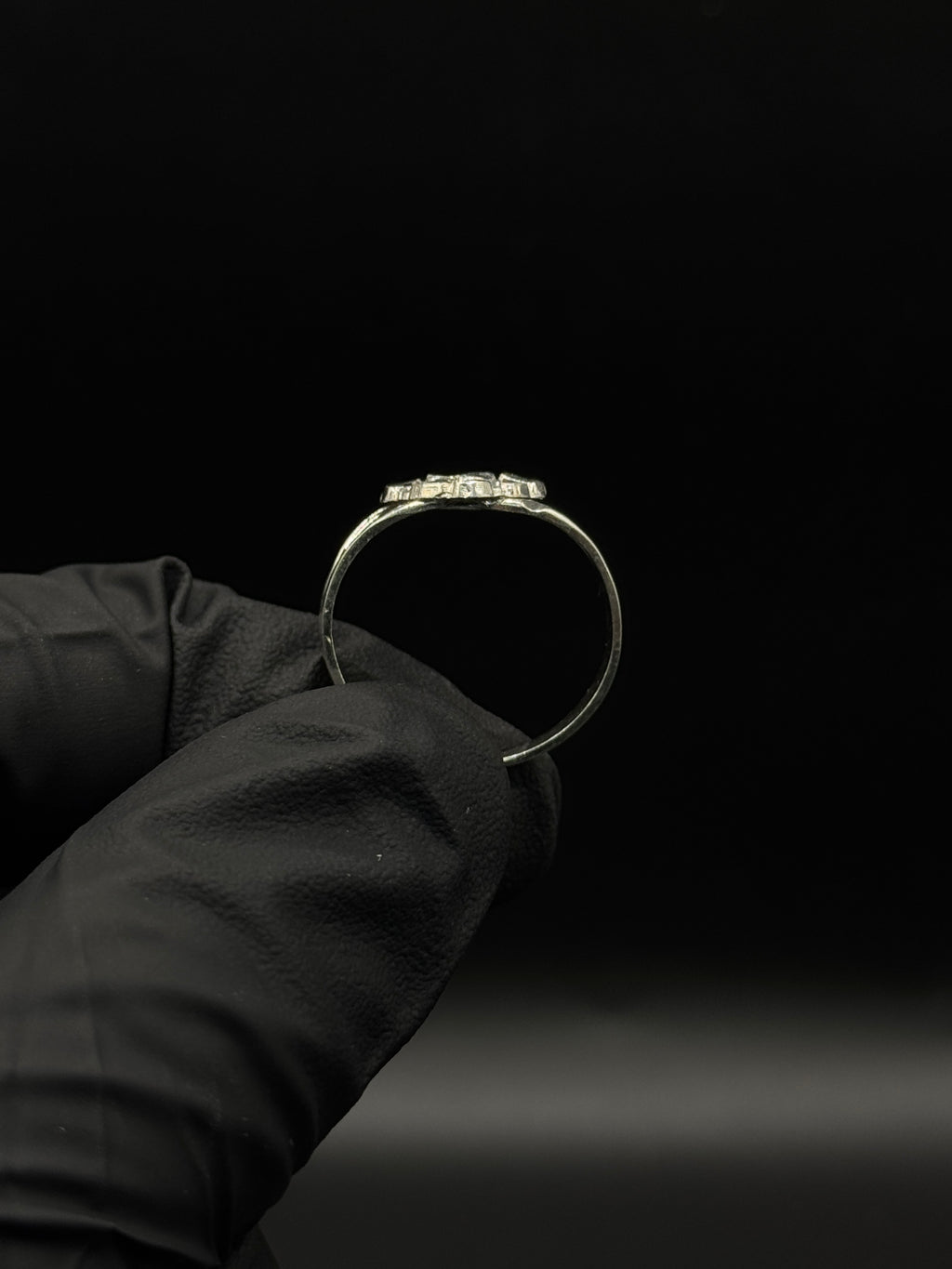 Silver Heart Nugget Ring (Small) image 1