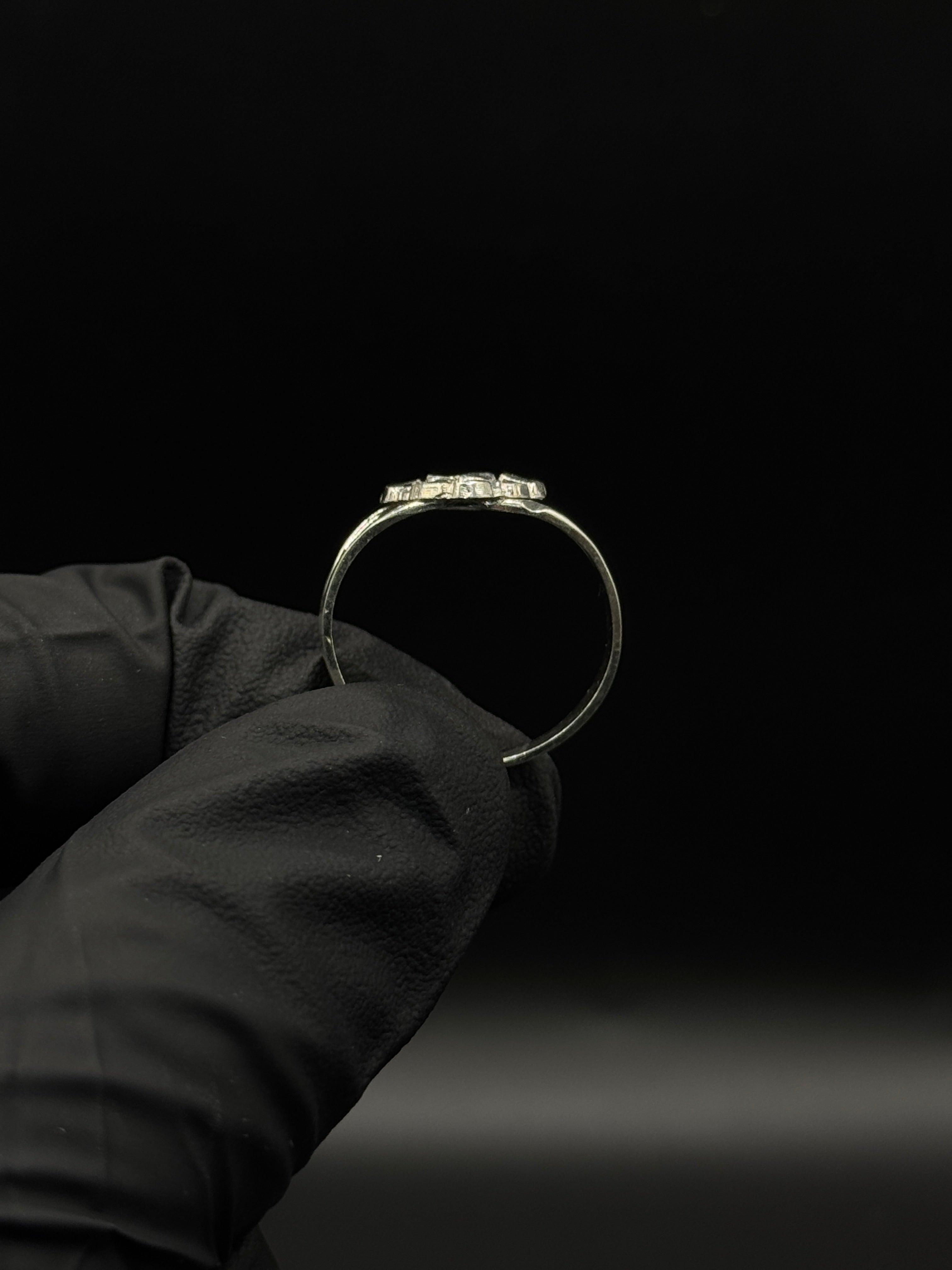 Silver Heart Nugget Ring (Small) image 1