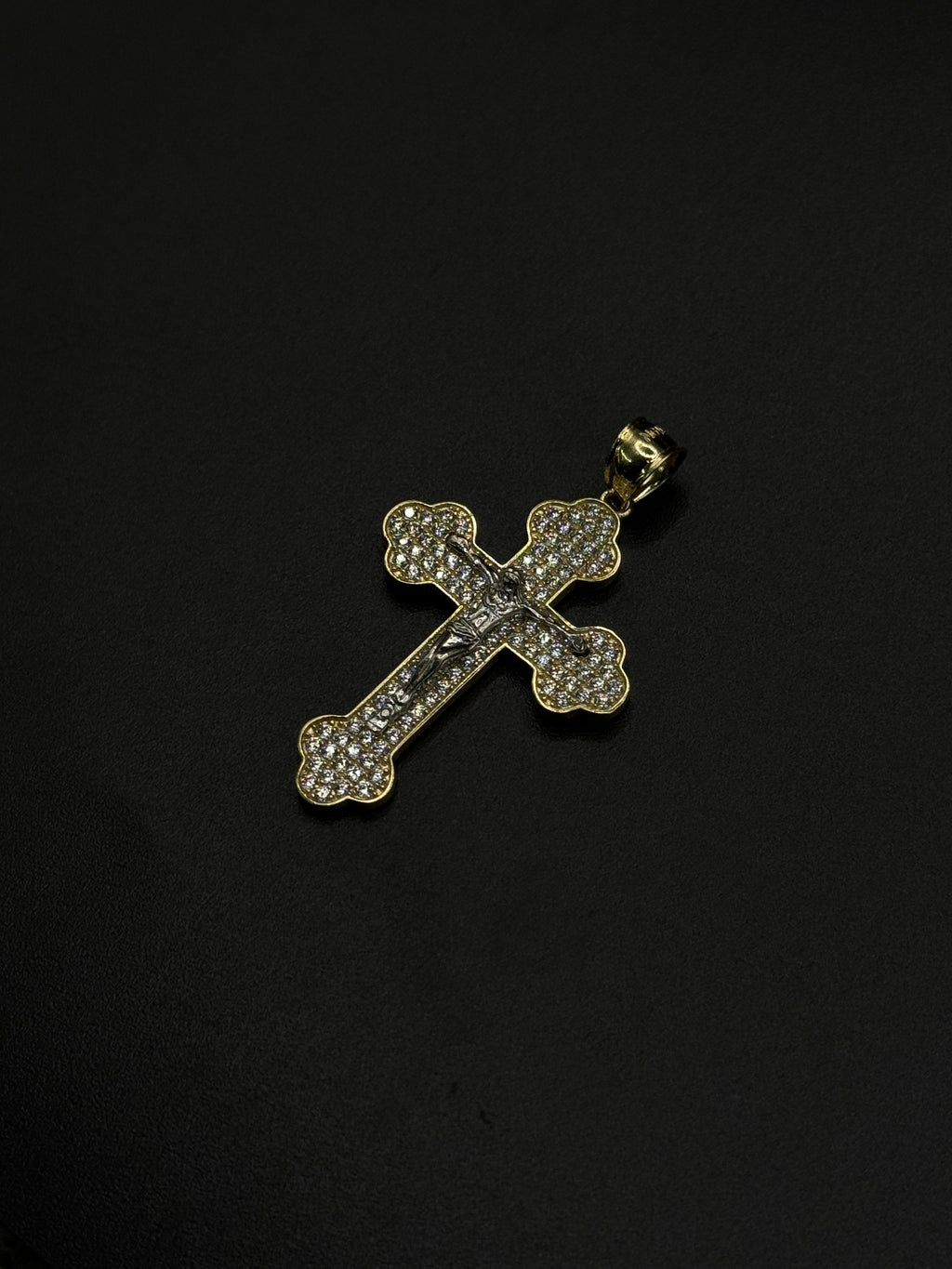 Mens Cross Pendant (CZ) image 0