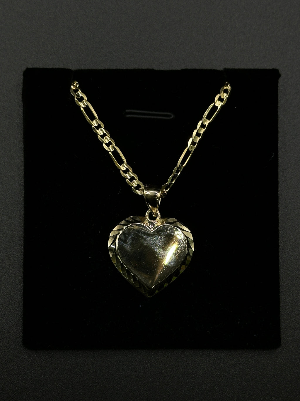 Figaro Chain & Heart Pendant image 0