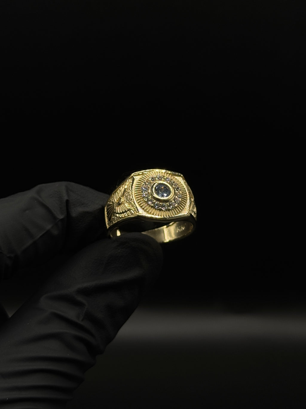 Mens Eagle Ring(CZ) image 0