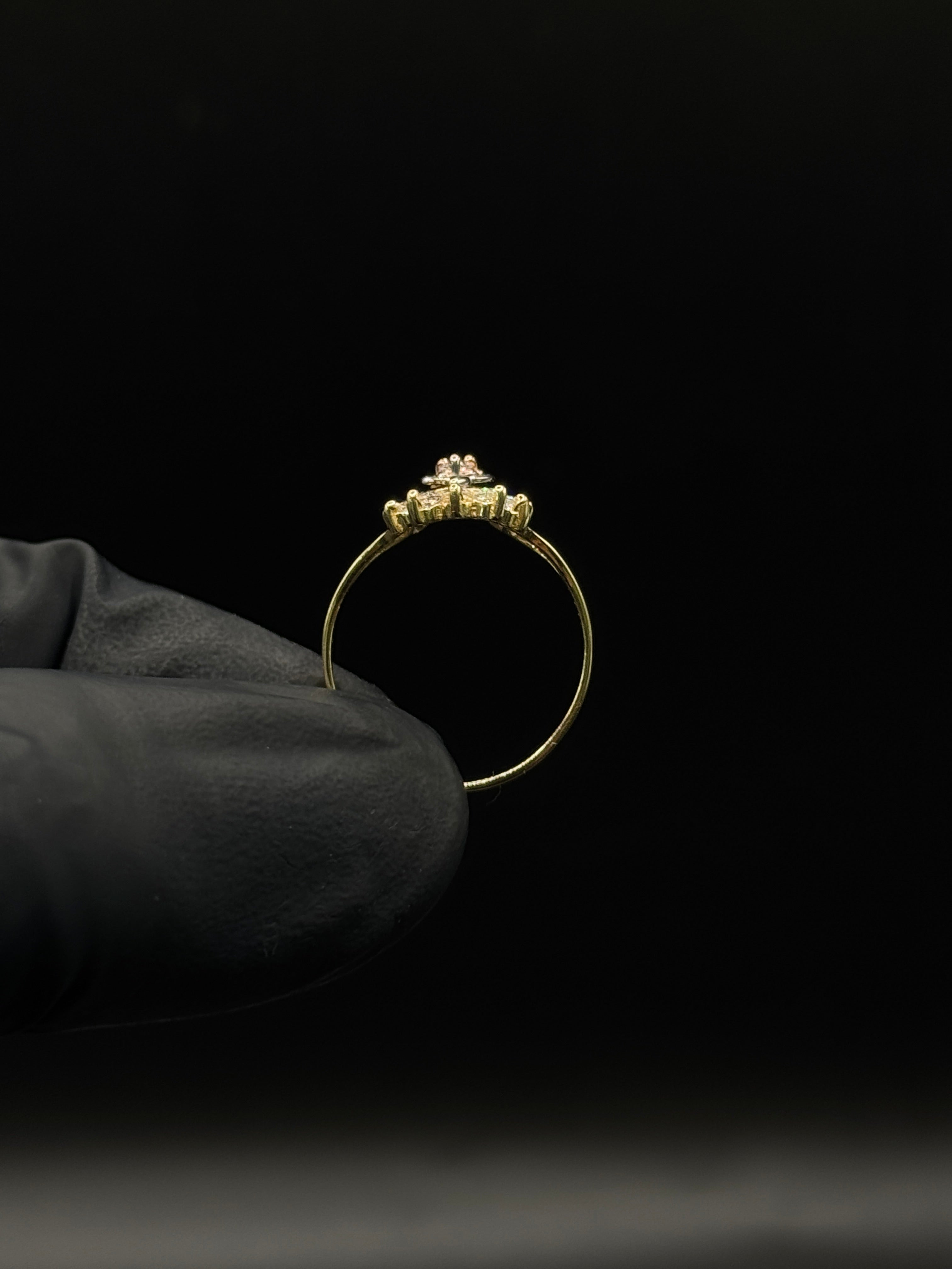 Womens Rose Ring (CZ) image 1
