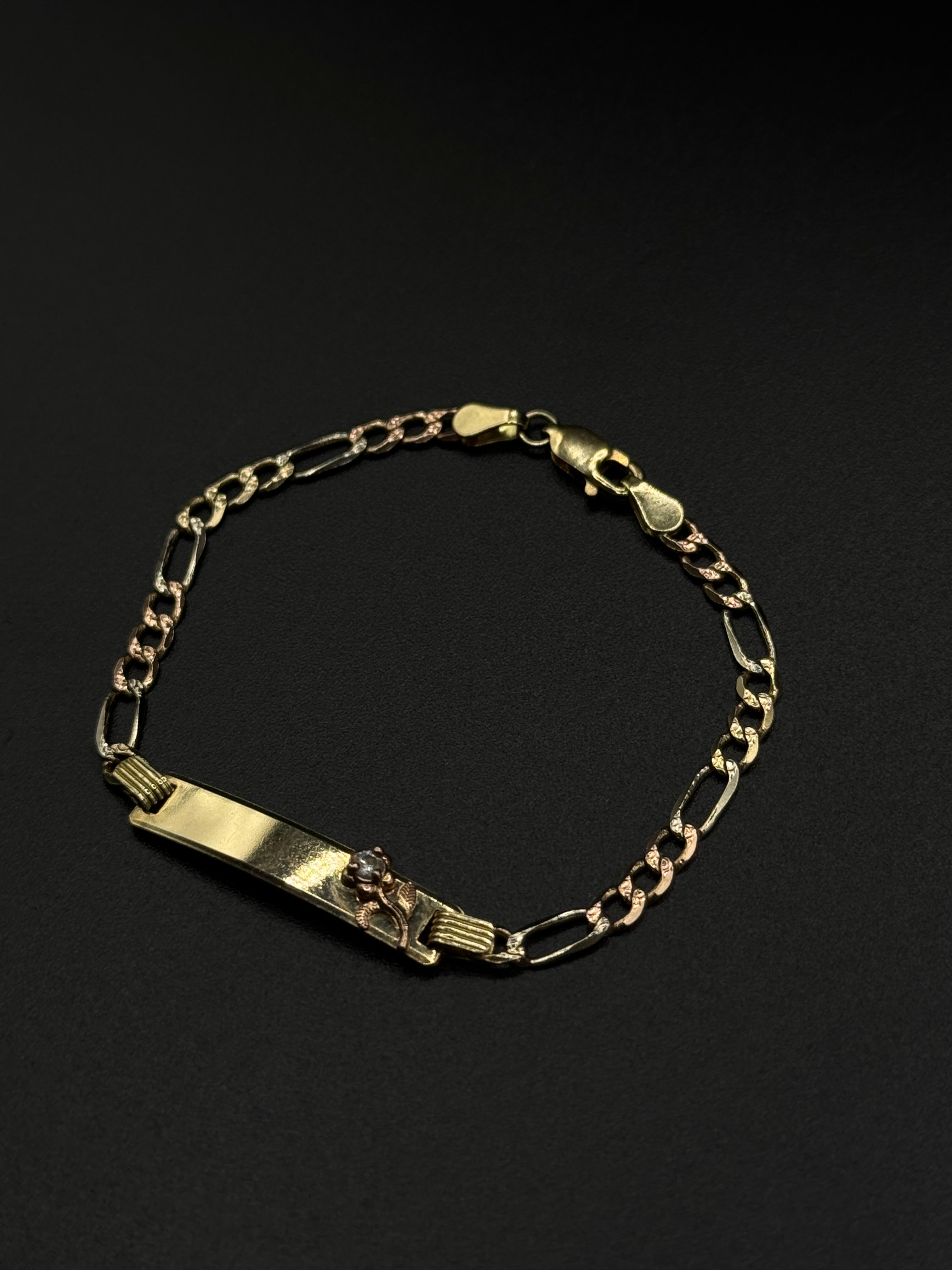 3 Tone Baby Flower Bracelet image 0