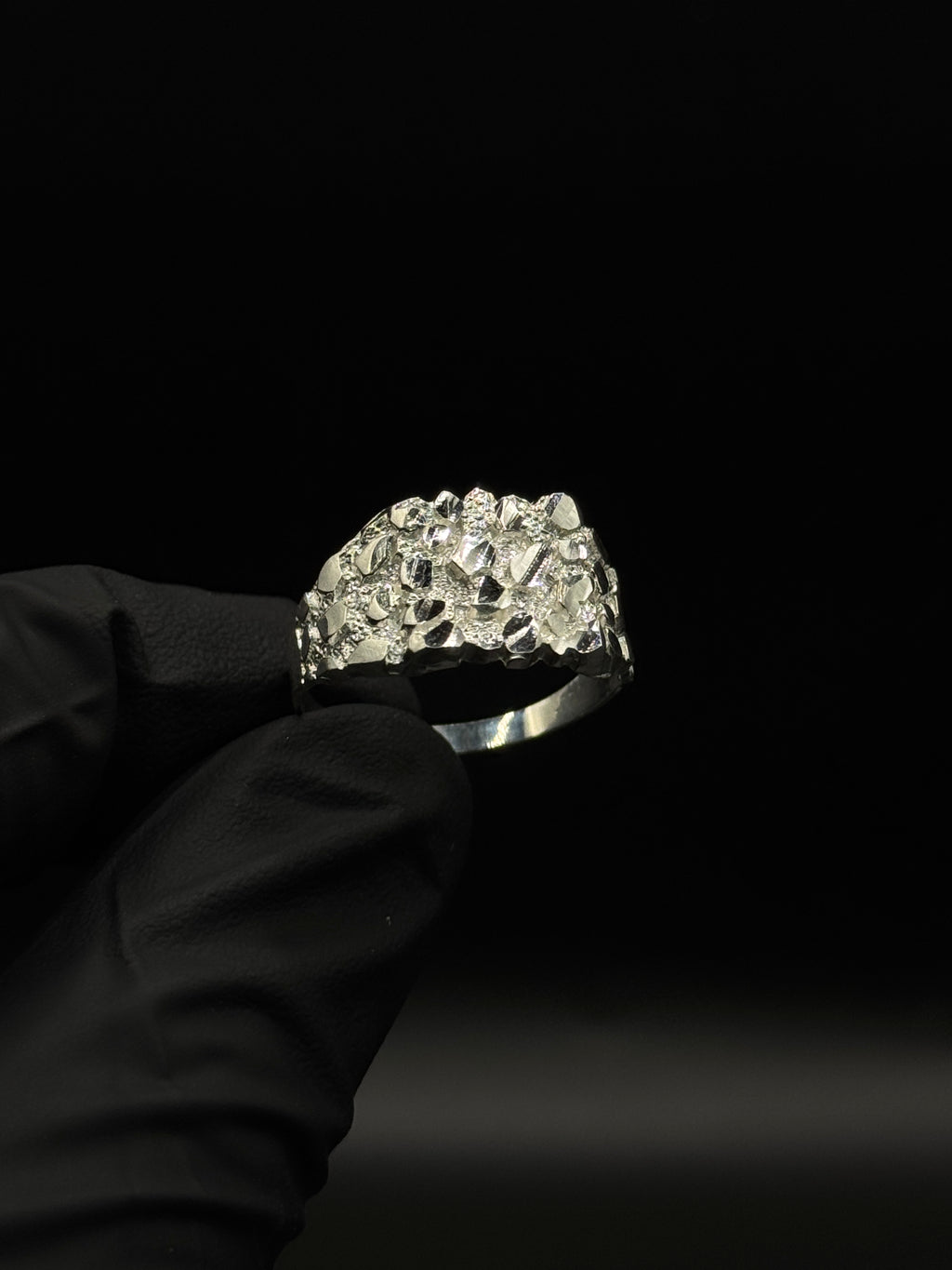 Silver Nugget Ring image 0