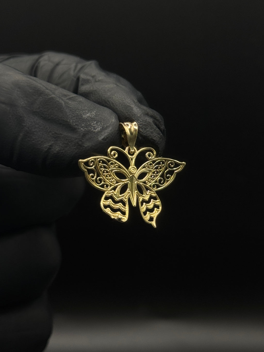 2 Tone Butterfly Pendant image 1