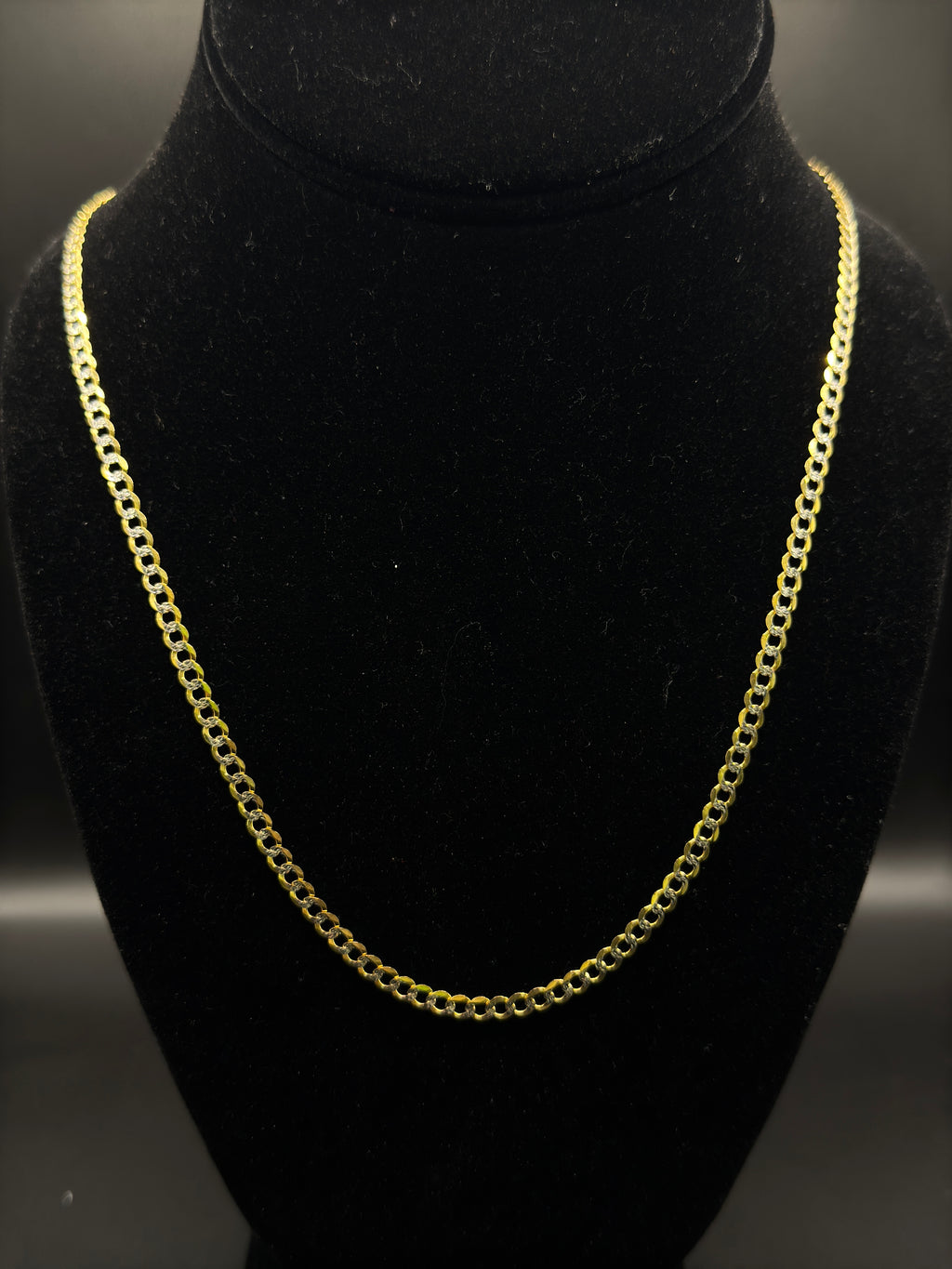 Diamond Cut Cuban Chain (Solid) (3.7mm) image 0