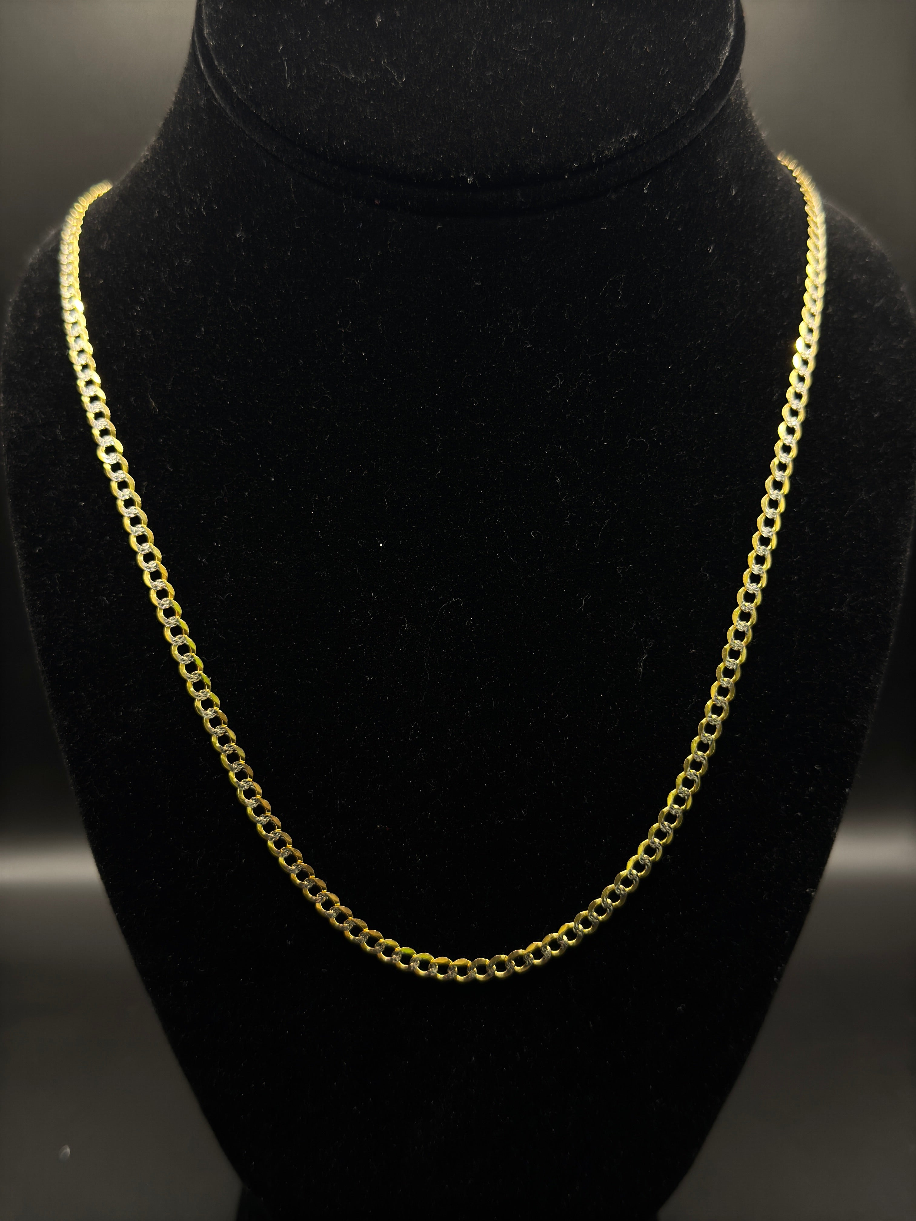 Diamond Cut Cuban Chain (Solid) (3.7mm) image 0