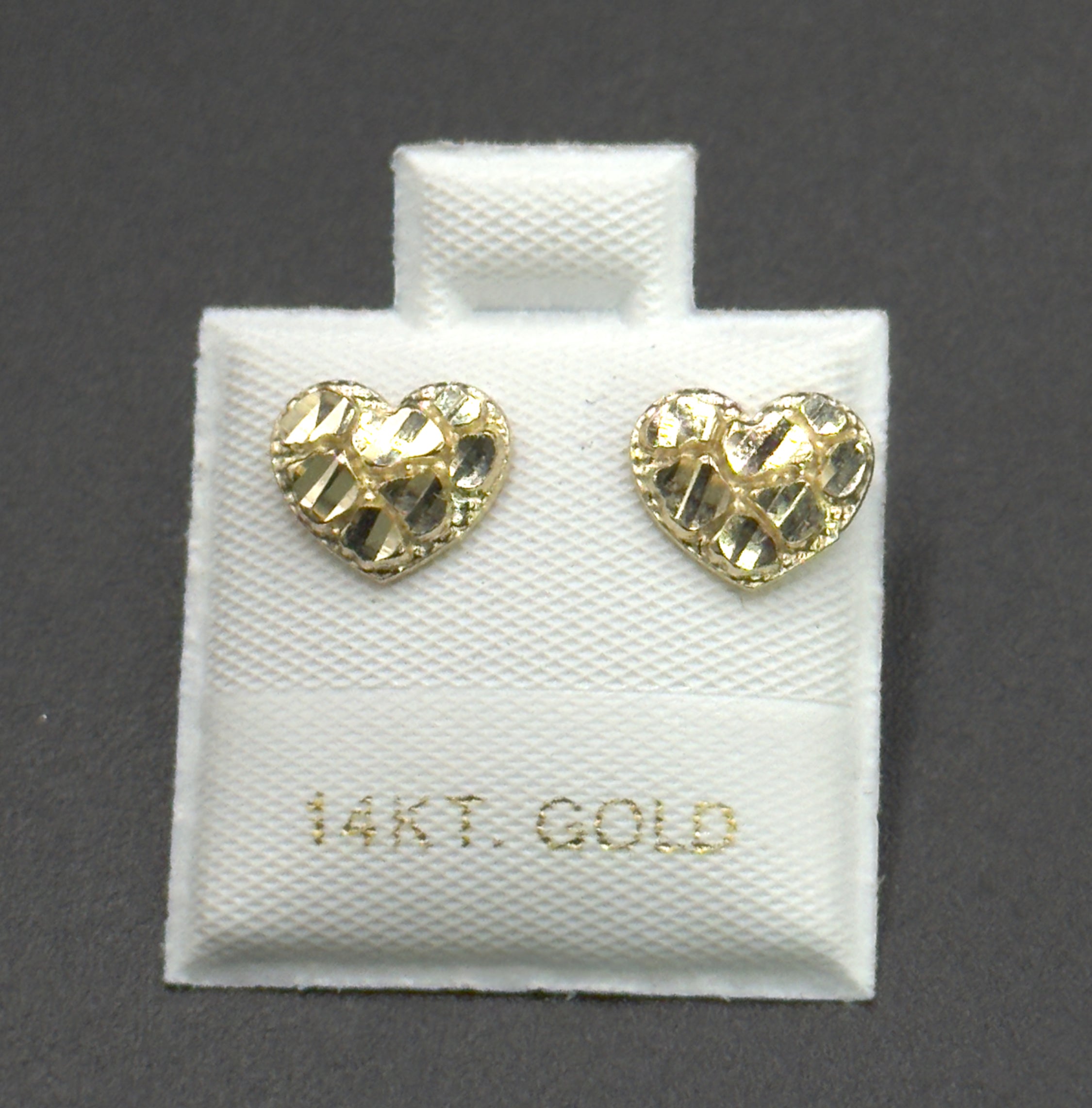 Heart Nugget Earrings image 0