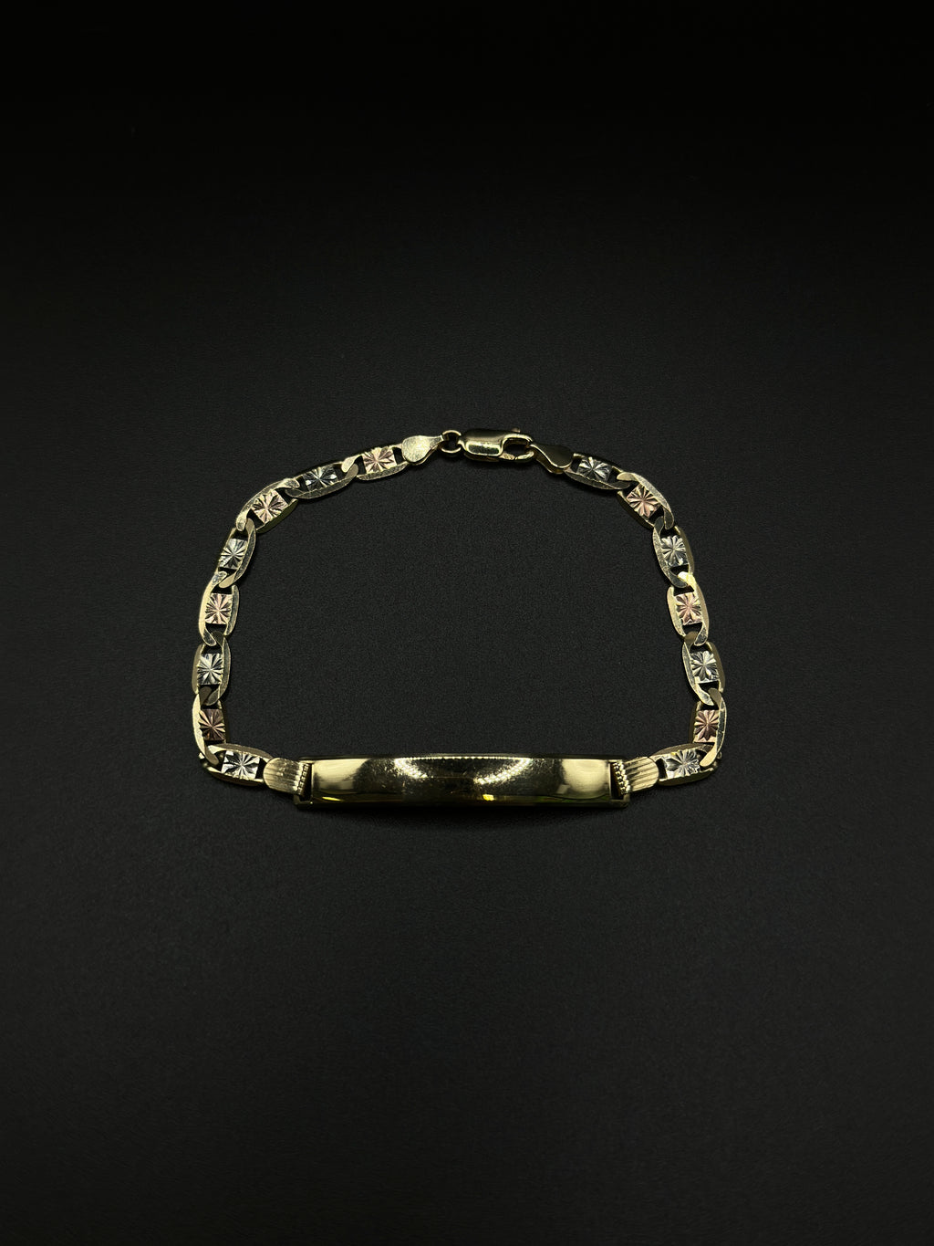 3 Tone Valentino Bracelet (5mm) image 1