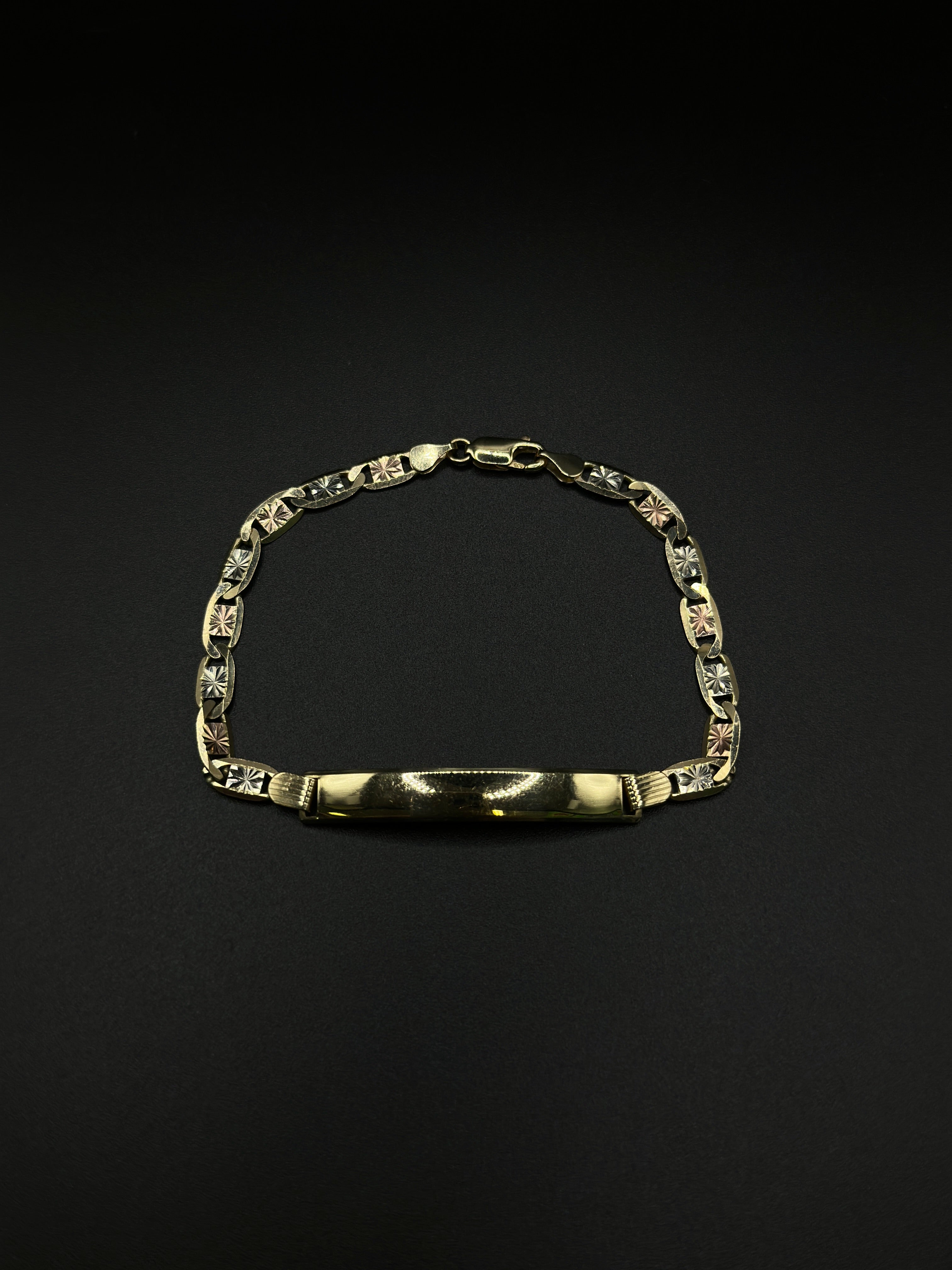 3 Tone Valentino Bracelet (5mm) image 1