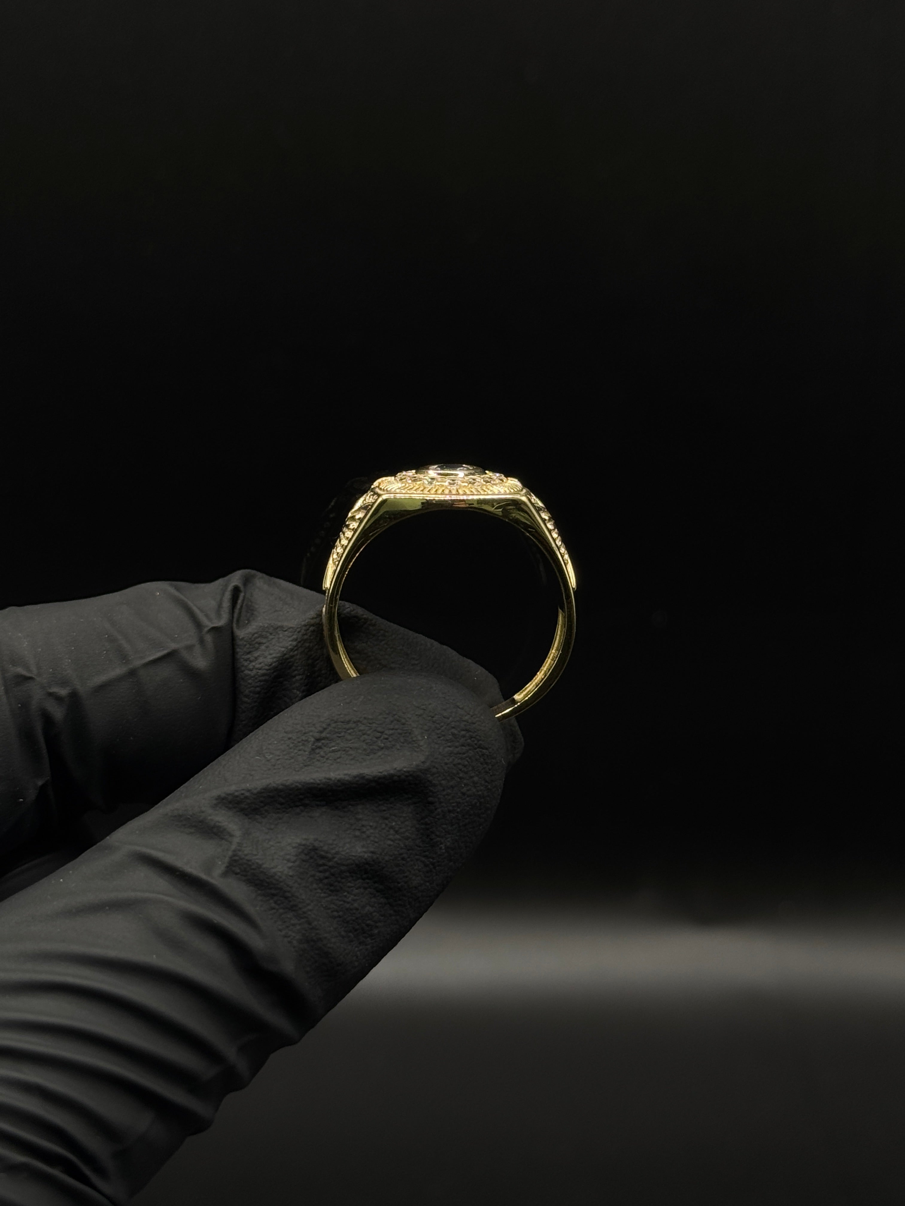 Mens Eagle Ring(CZ) image 1