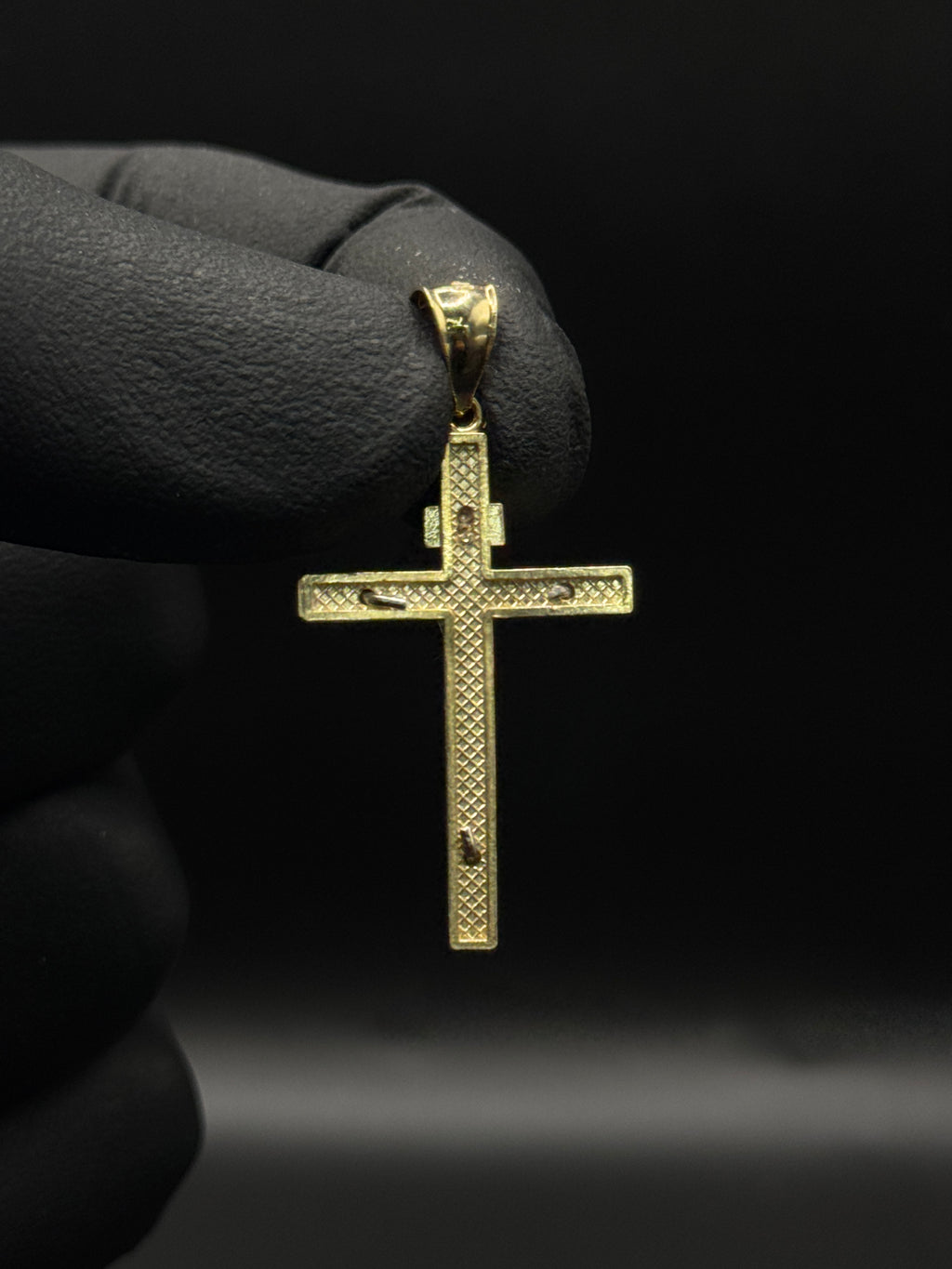 2 Tone Christ Cross Pendant image 1